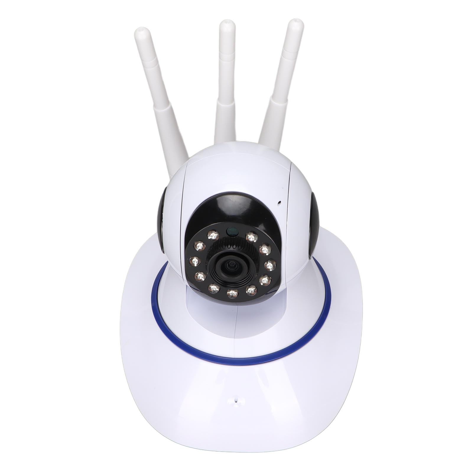 Multifunktionale Hd-heimsicherheitskamera Mit Nachtsicht Und Intelligentem Wlan Für Den Innenbereich (100-240v-stecker).