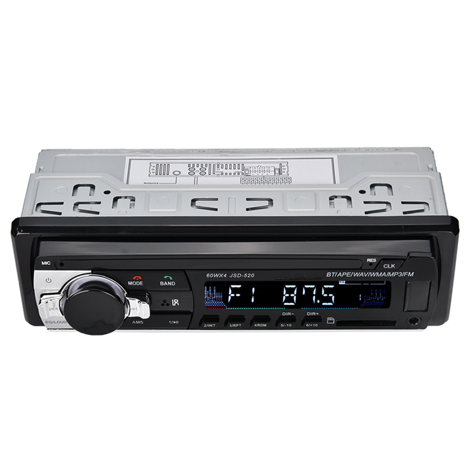 Bluetooth-mp3-player Mit Radio Und Aux-audioeingang, Verlustfreier Hifi-speicherkartenleser, Kfz-speicherkartenleser (1-pin), Verlustfreies Audiosystem Und Aux-eingang