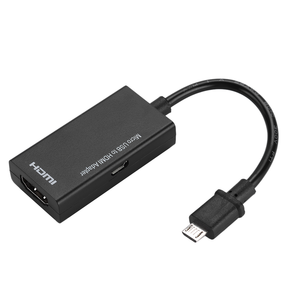 Micro-usb-zu-hdmi-1080p-adapter, 8-kanal-stereo-sound, 5-pin-hdmi-videoadapter Für Android