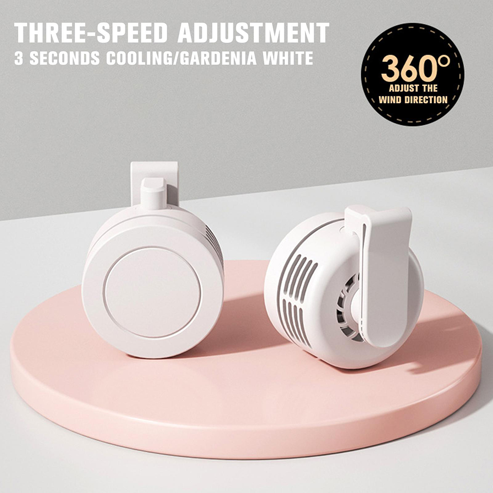 Kleiner, Leichter, Tragbarer Clip-ventilator, Usb-aufladbar, Ideal Für Büro, Zuhause Und Sommerreisen.