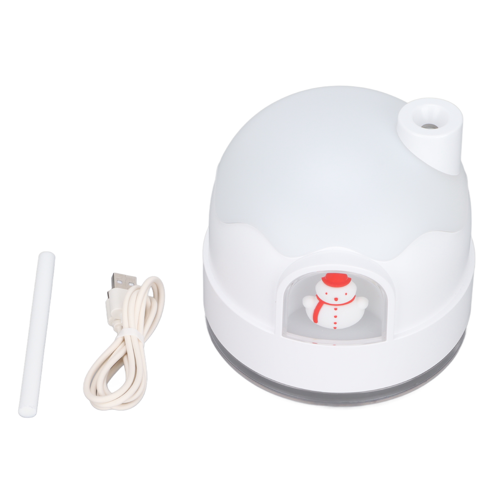 Tragbarer 350-ml-luftbefeuchter In Form Eines Kleinen Schneemann-iglus, Wiederaufladbar Über Usb, Ideal Für Auto, Büro Oder Schlafzimmer.