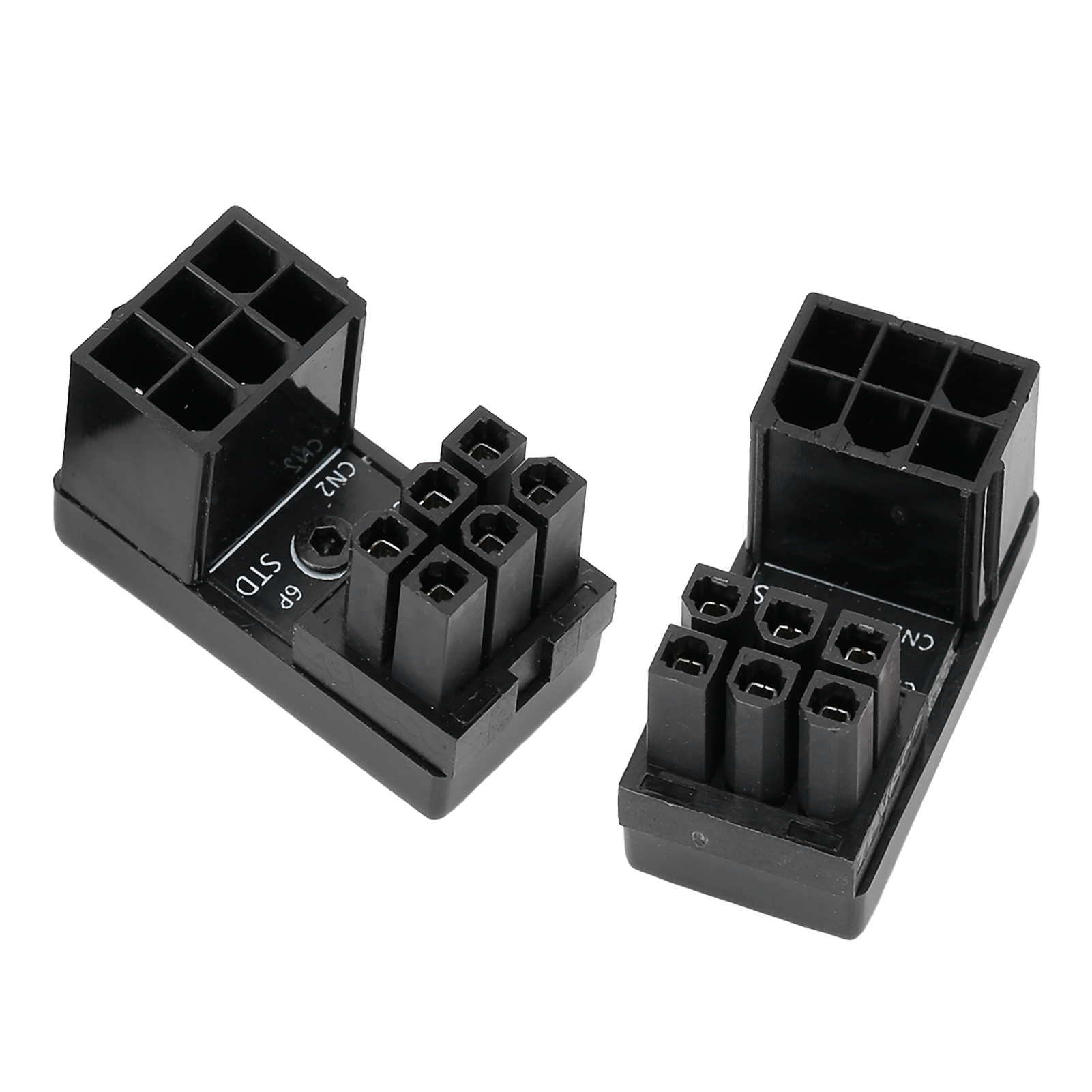 6-pin-atx-adapter Für Desktop-grafikkarten, 180-grad-buchse Auf Stecker, Zubehör