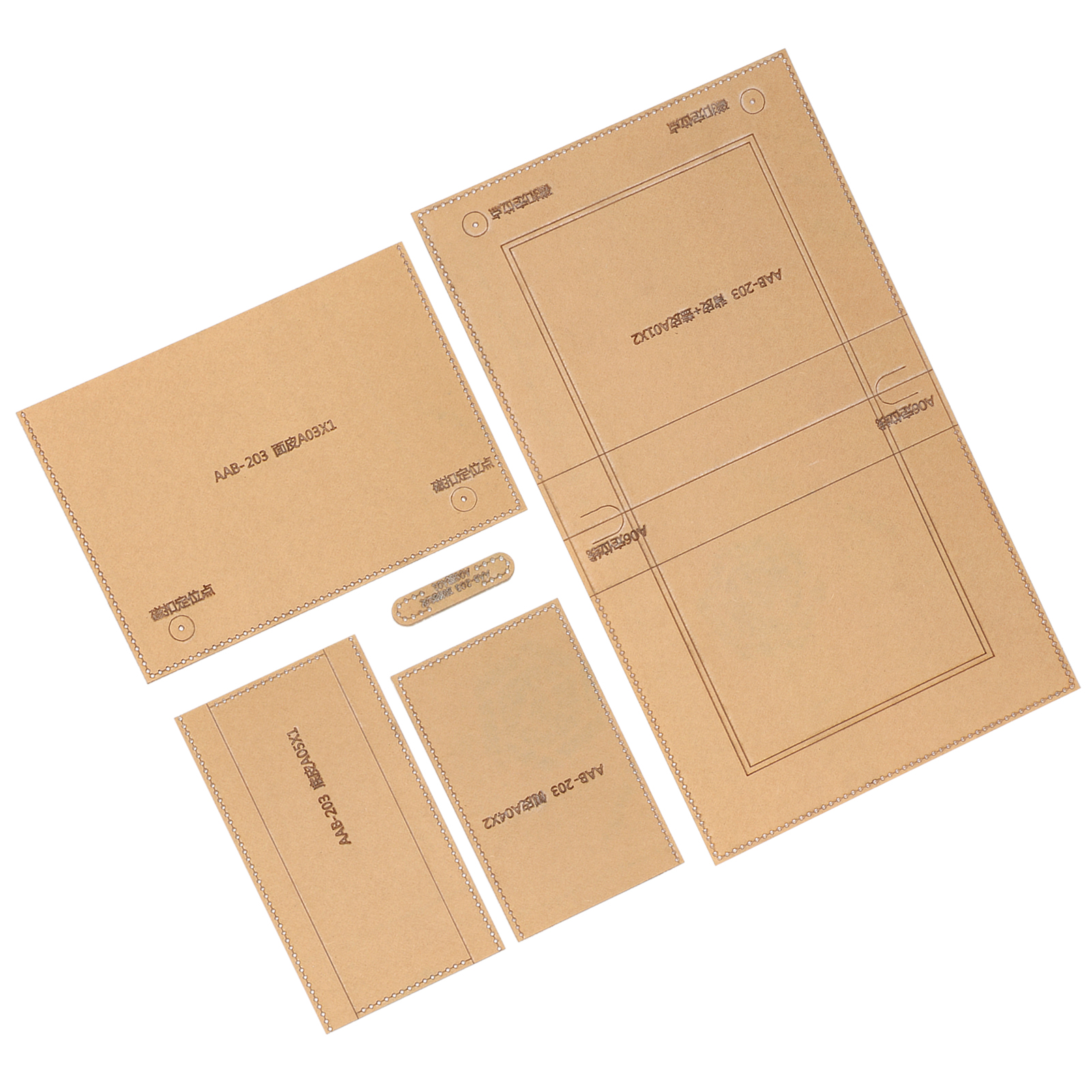 Acryl-schablone Zum Selbermachen, Ledermustervorlage, Werkzeug Zur Herstellung Von Schultertaschen Aab-203