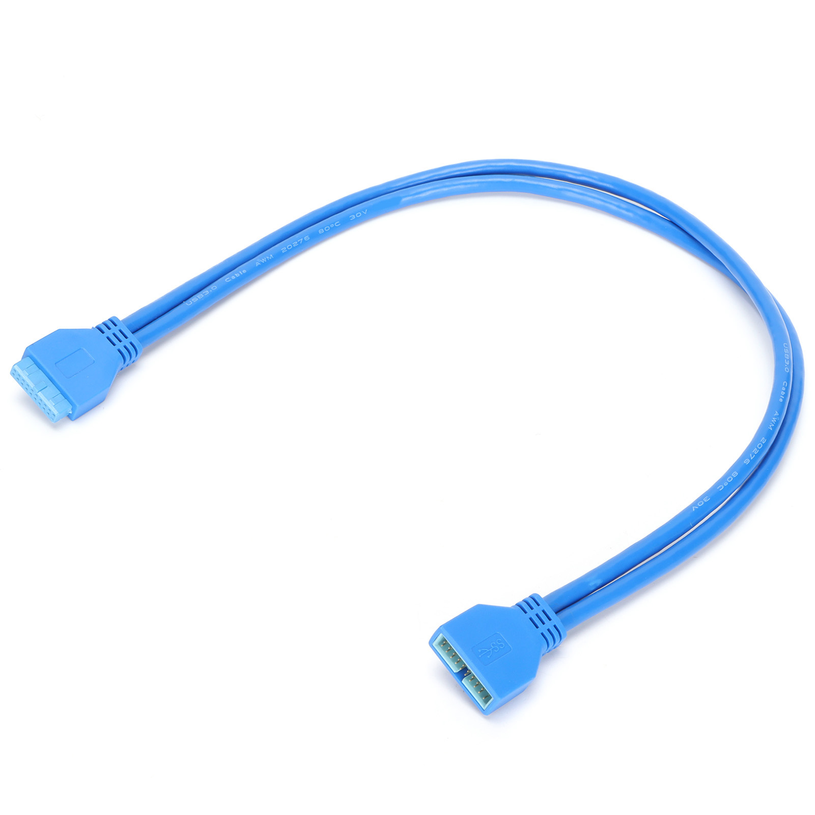 Usb 3.0 20-pin-verlängerungskabel (stecker Auf Buchse) Für Windows 2003/2007/xp/vista/7/8 (50 Cm) – Pe-beutel