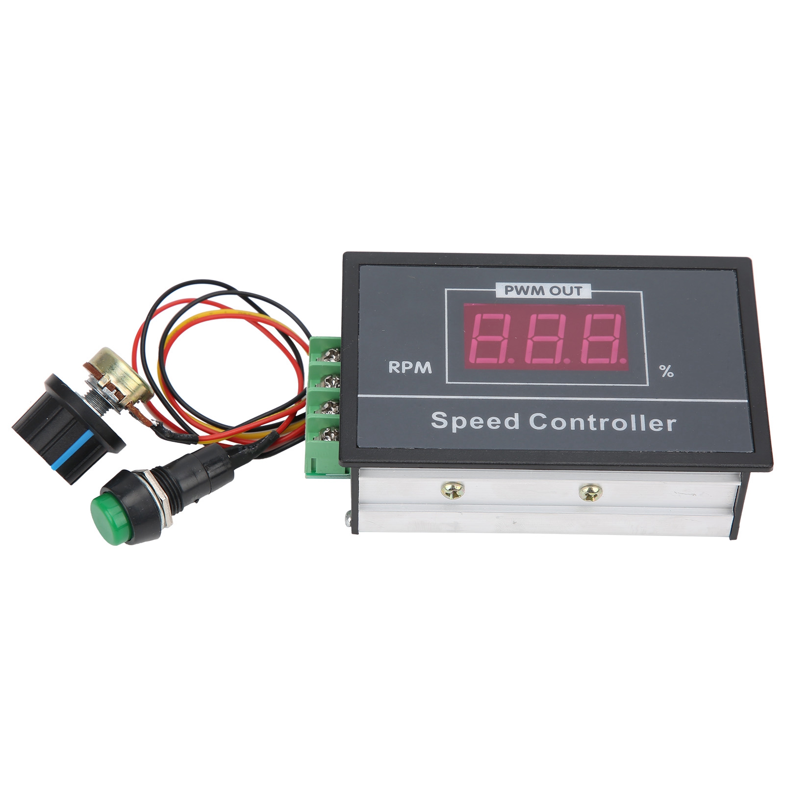 Pwm-drehzahlregler Für 6v, 12v, 24v Und 48v Gleichstrommotoren, Stufenlos Regelbarer Drehzahlregler