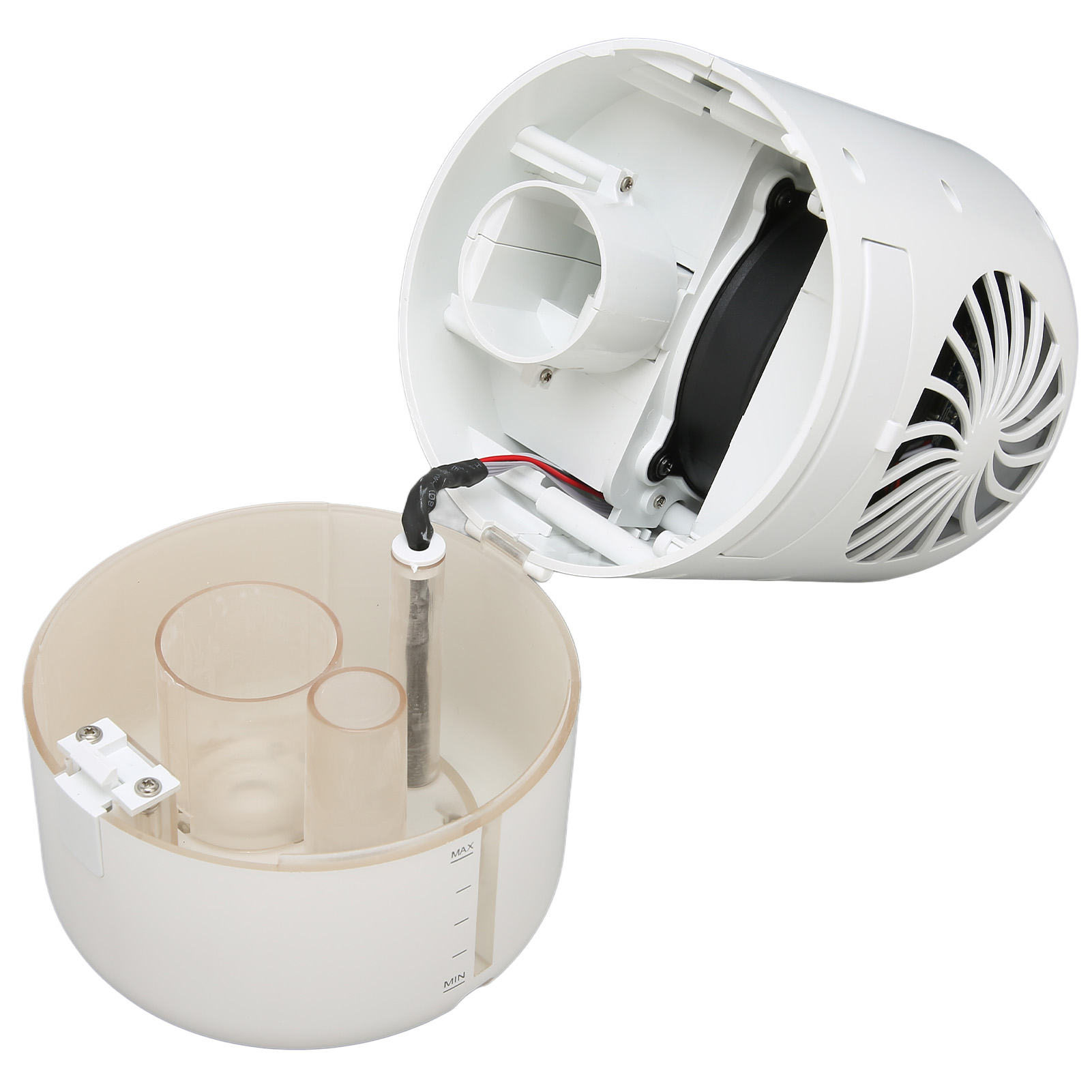 Tragbare Klimaanlage Mit Nachtlicht, 500-ml-wassertank, Timer, Niedrigem Geräuschpegel, 3 Lüfterstufen Und 100-240-v-stecker.
