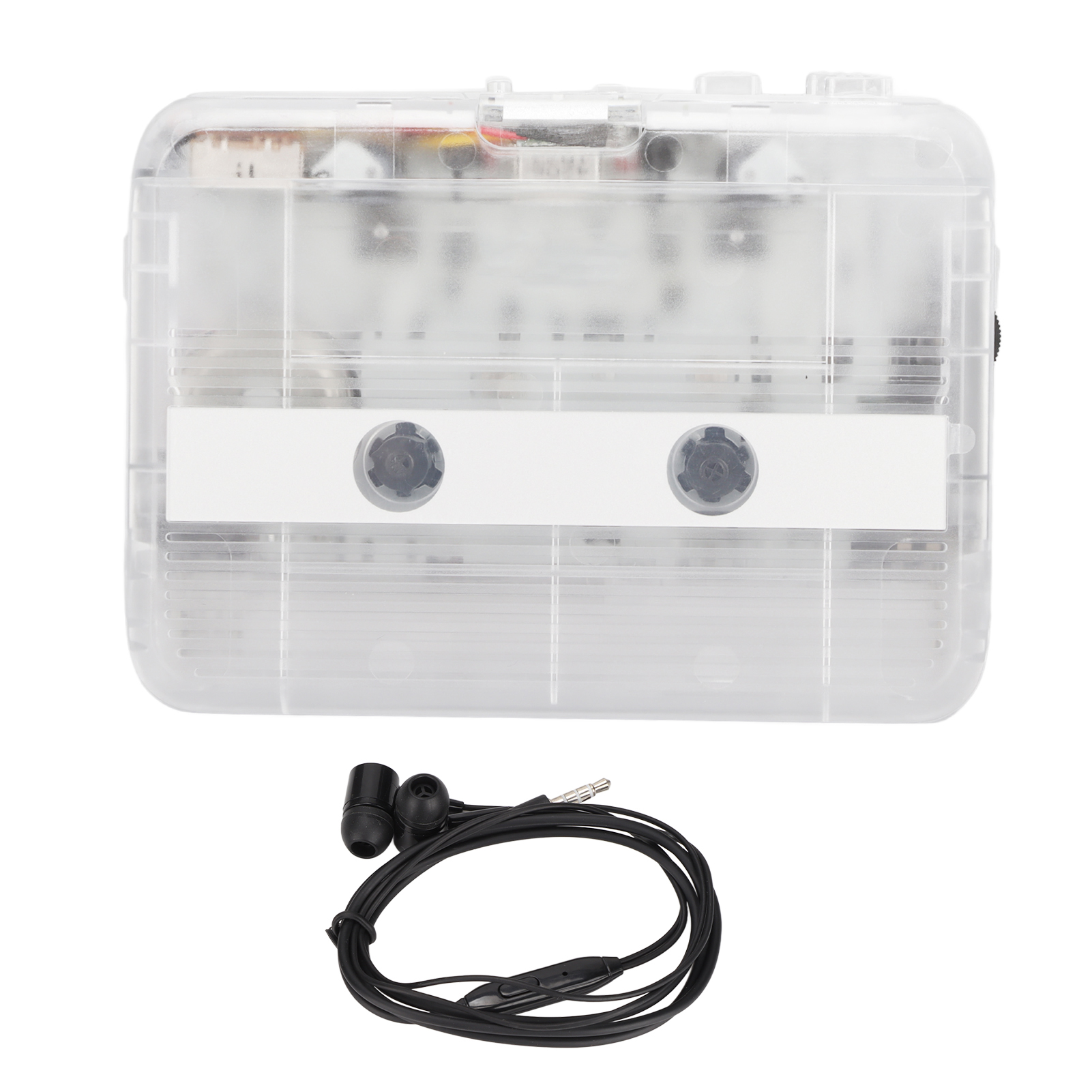 Klassischer, Multifunktionaler, Tragbarer, Transparenter Fm-radio-kassettenspieler Mit Bluetooth 5.0