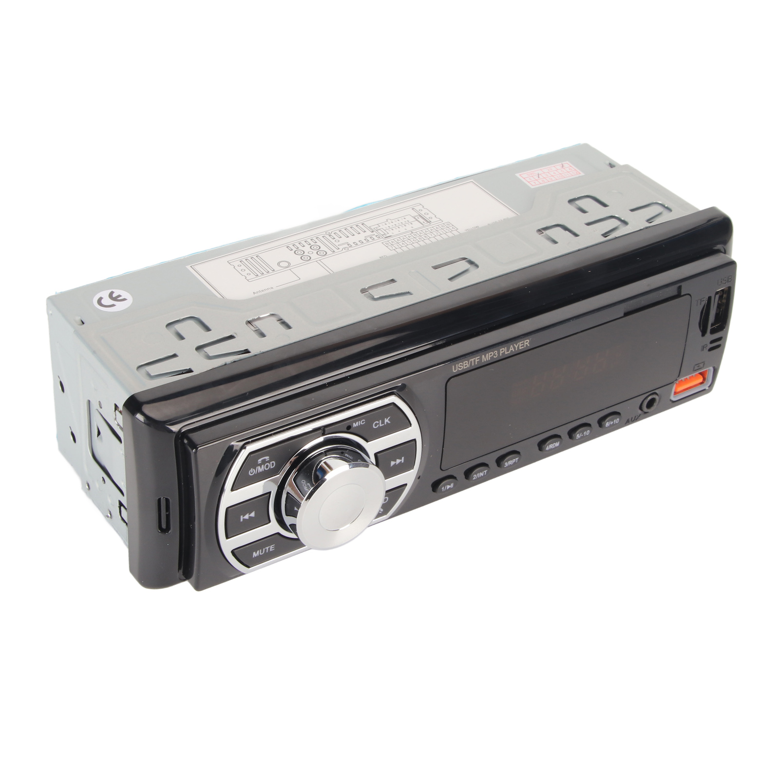 Autoradio Mit Lcd-bildschirm, Bluetooth, Single-din-stereo-mp3-player, Geolocation-app Und Usb-multimedia-player