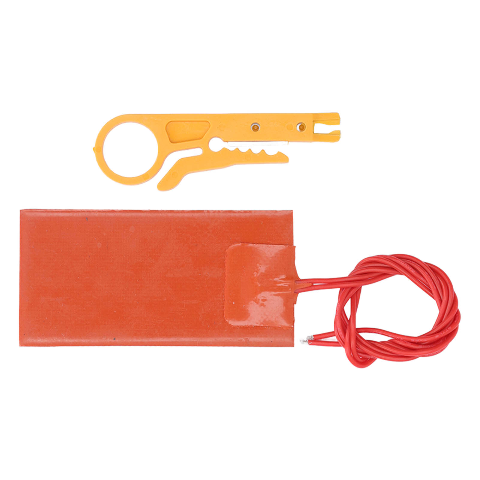 Heizmatte Aus Silikonkautschuk, Sicher, Hohe Wärmeleitfähigkeit, Flexibel, 12 V, 15 W, 250 °c