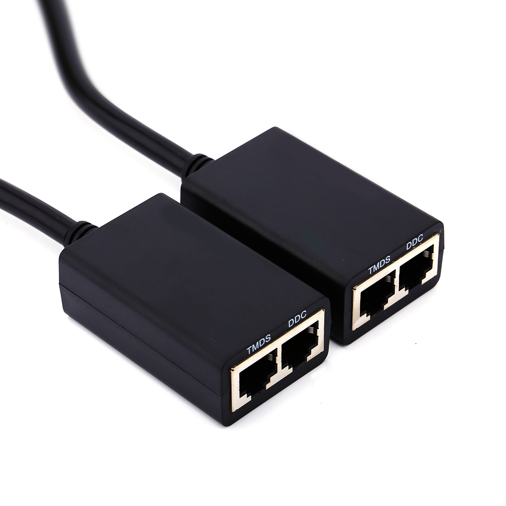 30-m-ethernet-repeater/extender Mit Hdmi Über Rj45 Cat5e/cat6 Lan Bis Zu 1080p