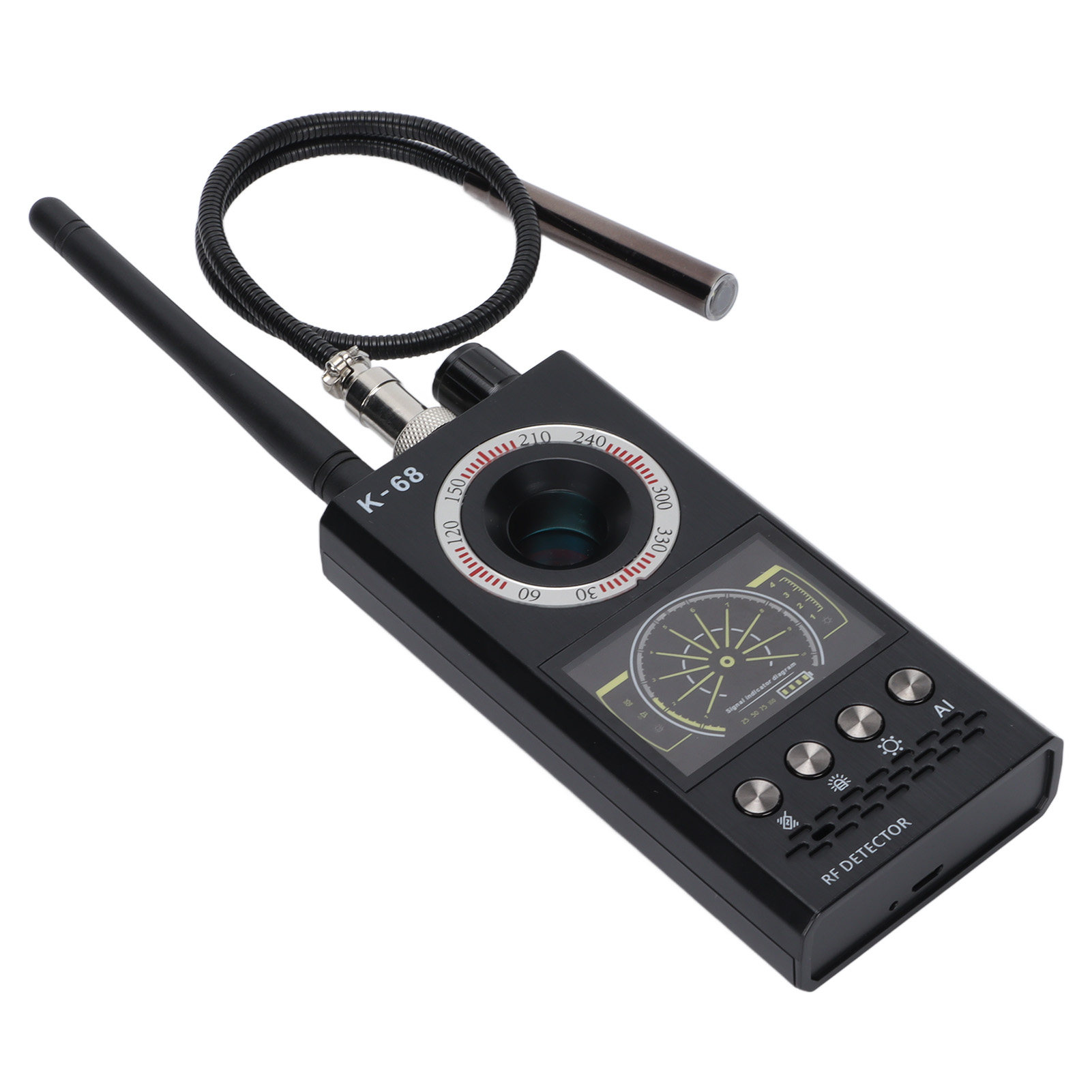 Hochempfindlicher K-68-signaldetektor, Hochempfindlicher Gsm- Und Gps-spionagemikrofondetektor
