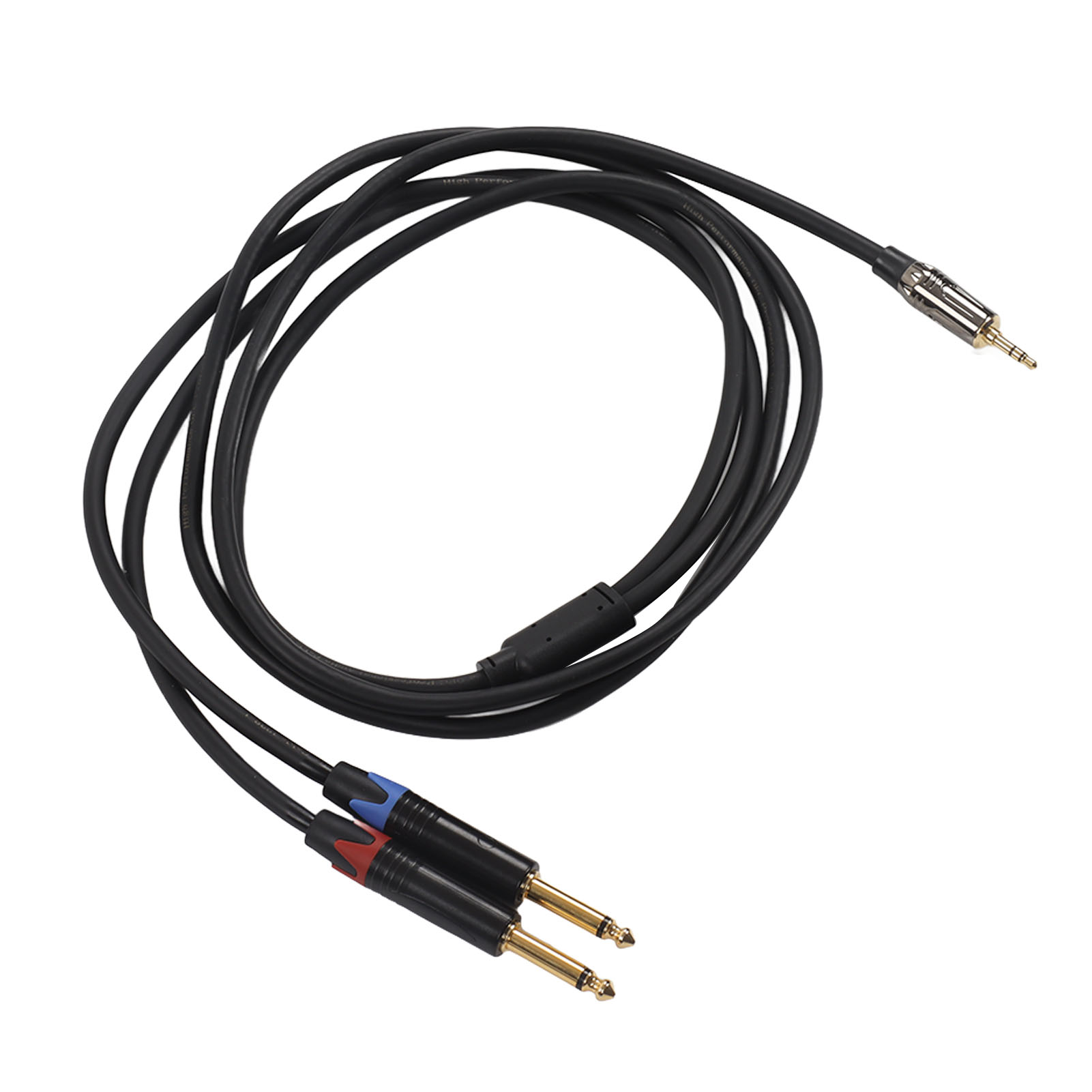 6,35 Mm (1/4 Zoll) Stecker Auf 3,5 Mm (1/8 Zoll) Stecker Stereokabel Für Verstärker/mischpult, 2 M / 6,6 Ft