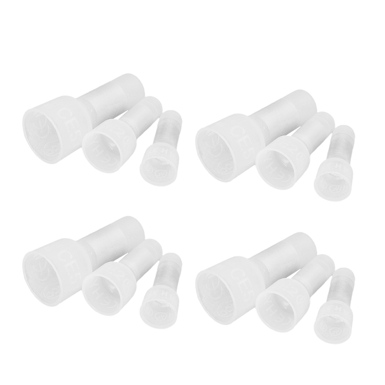 300-teiliges Crimp-anschlussset Mit Geschlossenen Enden Für Kabel Der Querschnitte 22-16/16-14/12-10 Awg, Nylonverbinder