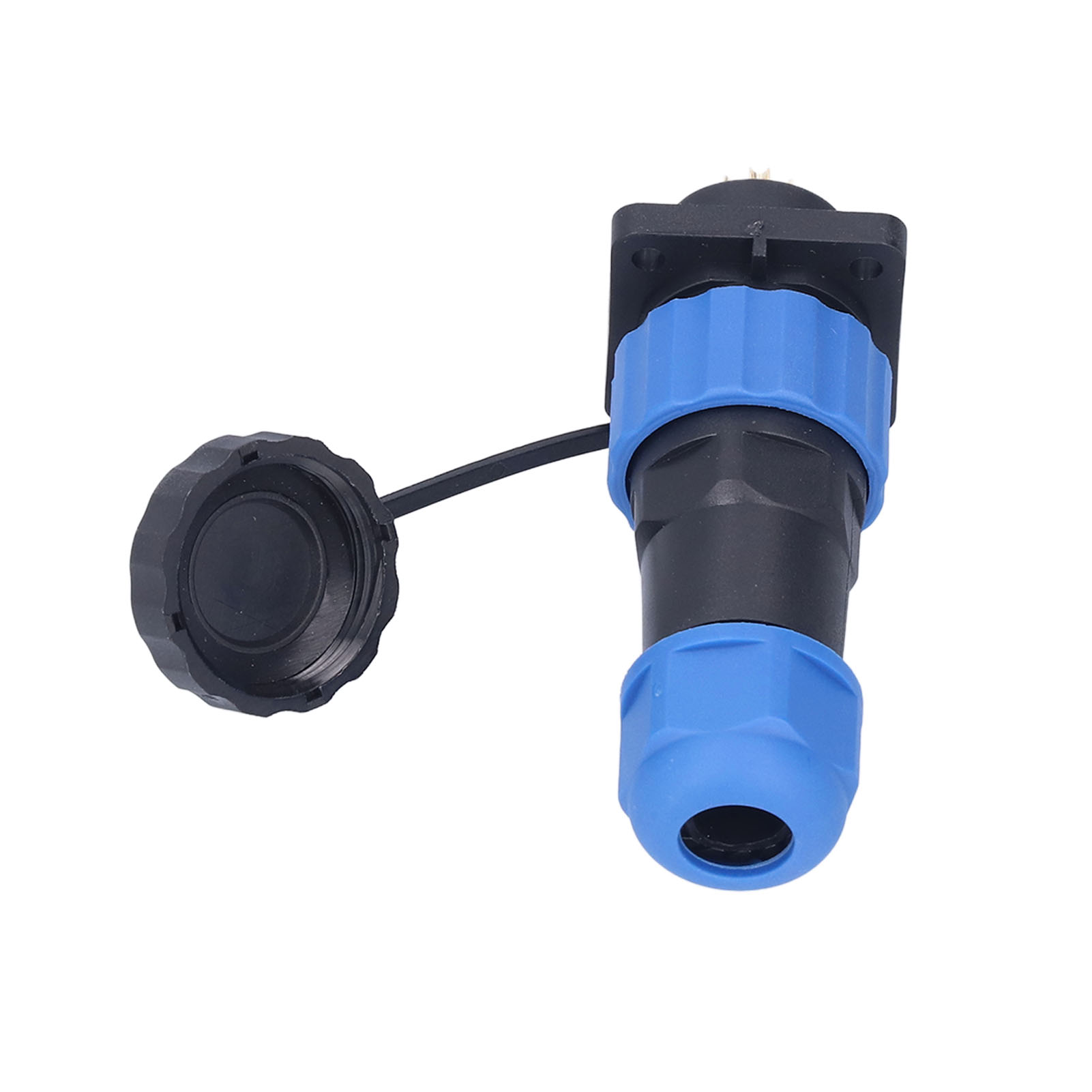 Wasserdichter Quadratischer Flugzeugstromstecker, Stoßverbinder, 380v Ac Sp206-poliger Netzadapter