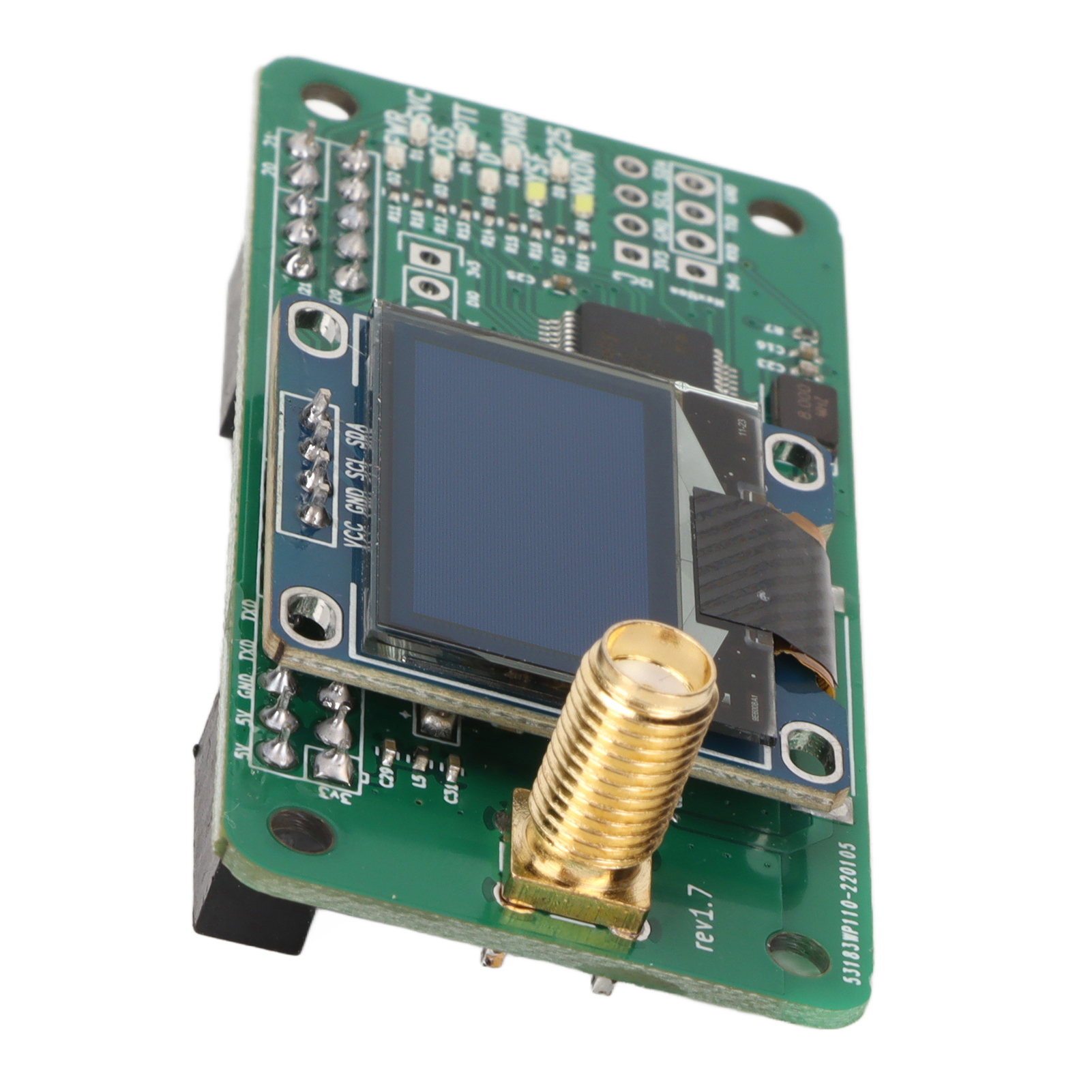 Uhf Vhf Uv Mmdvm Hotspot-modul-kit Mit Sma-schnittstelle, Led-anzeige Und Antenne.