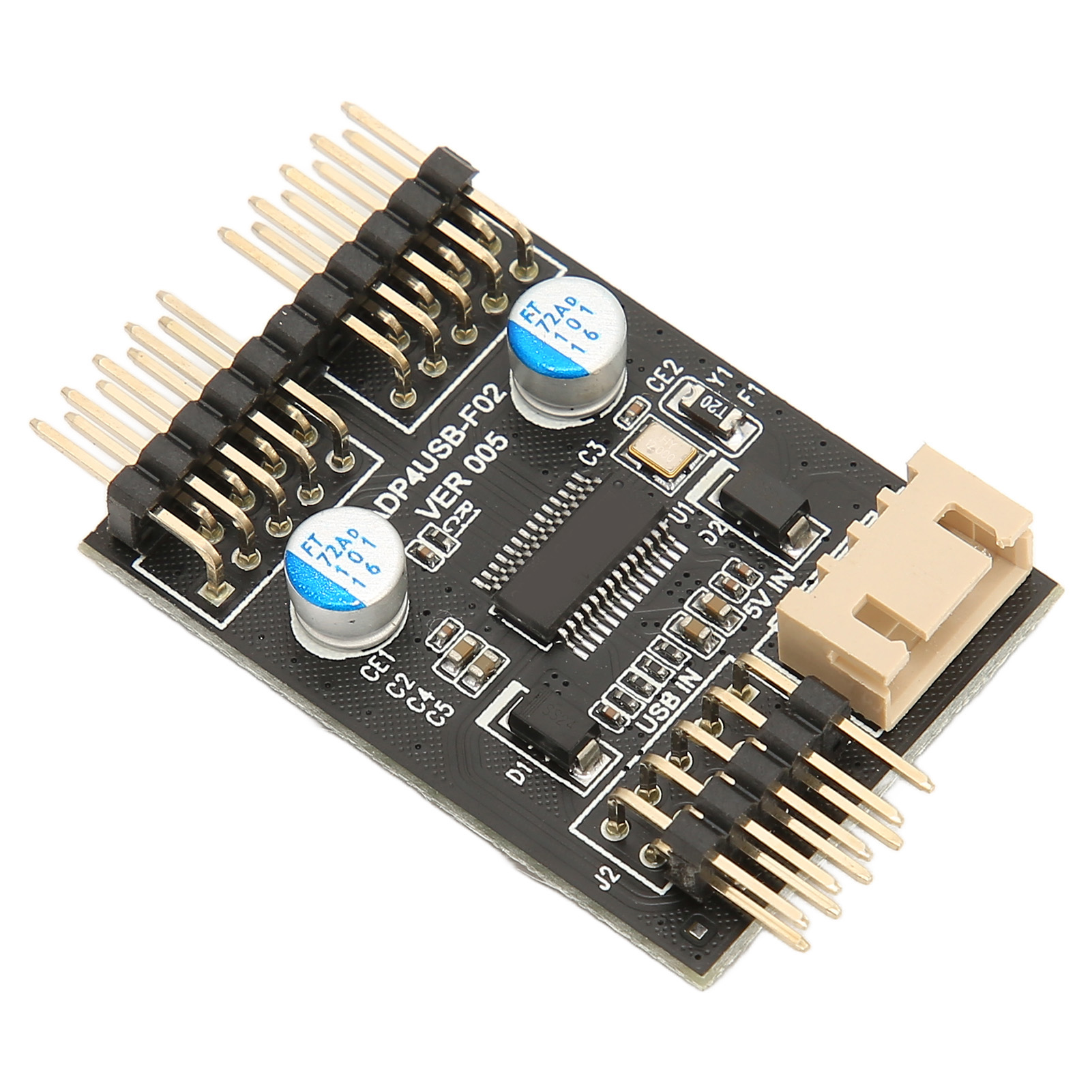 9-pin-auf-dual-9-pin-usb-adapter: Schnelle Und Stabile Datenübertragung (1 Auf 2 Ports) Mit Sata-stromkabel Für Windows Xp Und Windows 7. Kompatibel Mit Windows Xp Und Windows 7.