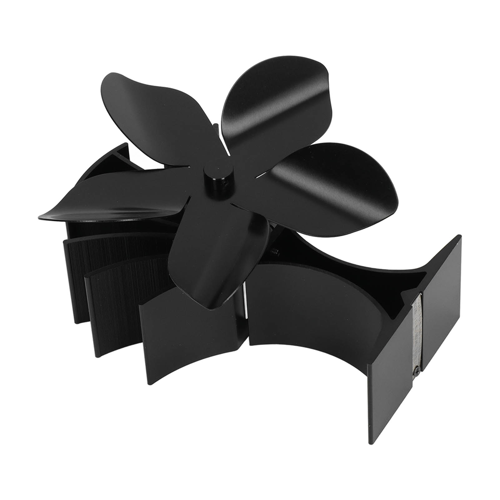 Leiser 5-blatt-ofenlüfter Aus Aluminiumlegierung, Kaminzubehör Für Zuhause