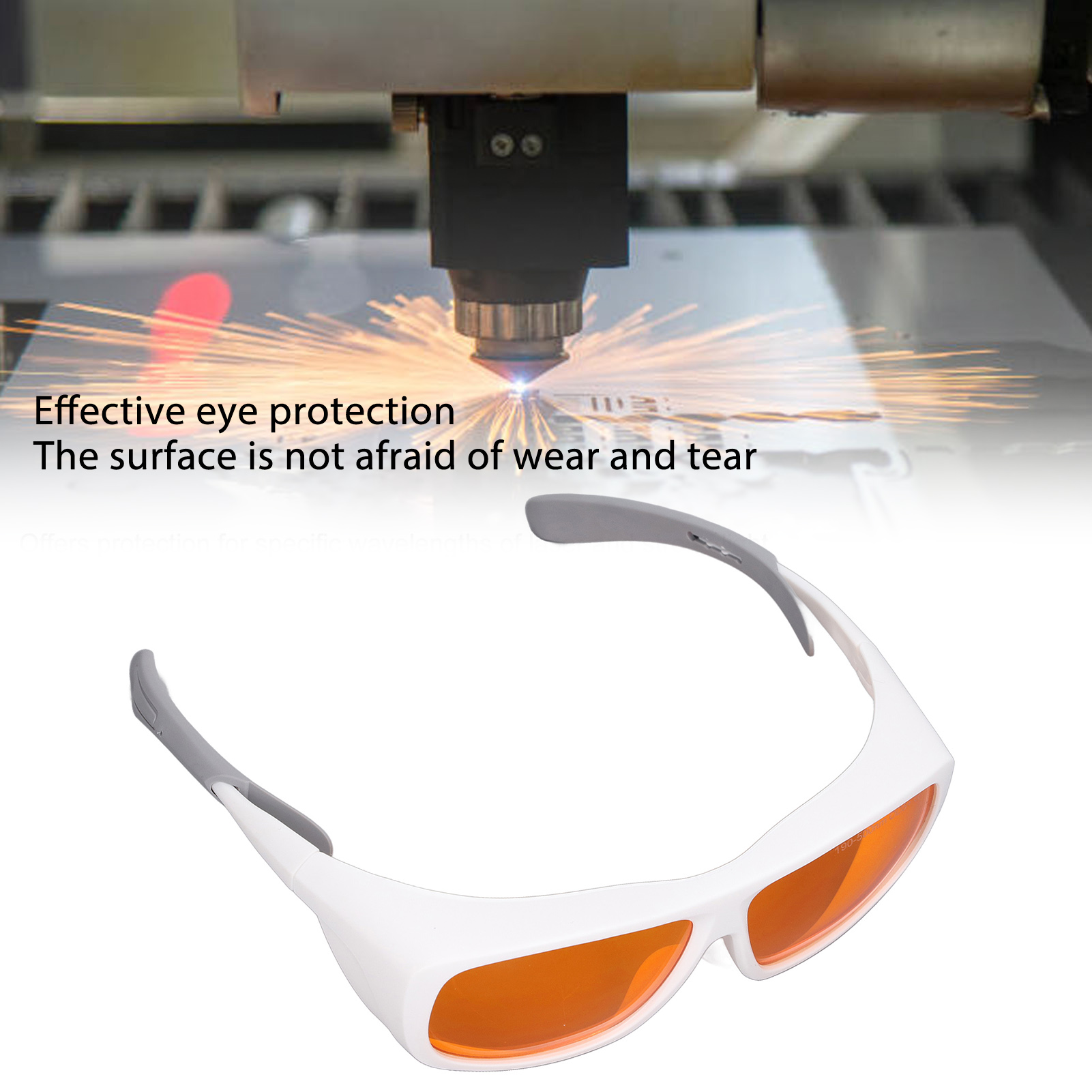 Professionelle Laserschutzbrille Od 5, Augenschutz Für Lasergravurmaschinen Mit Wellenlängen Von 190 Nm Bis 500 Nm