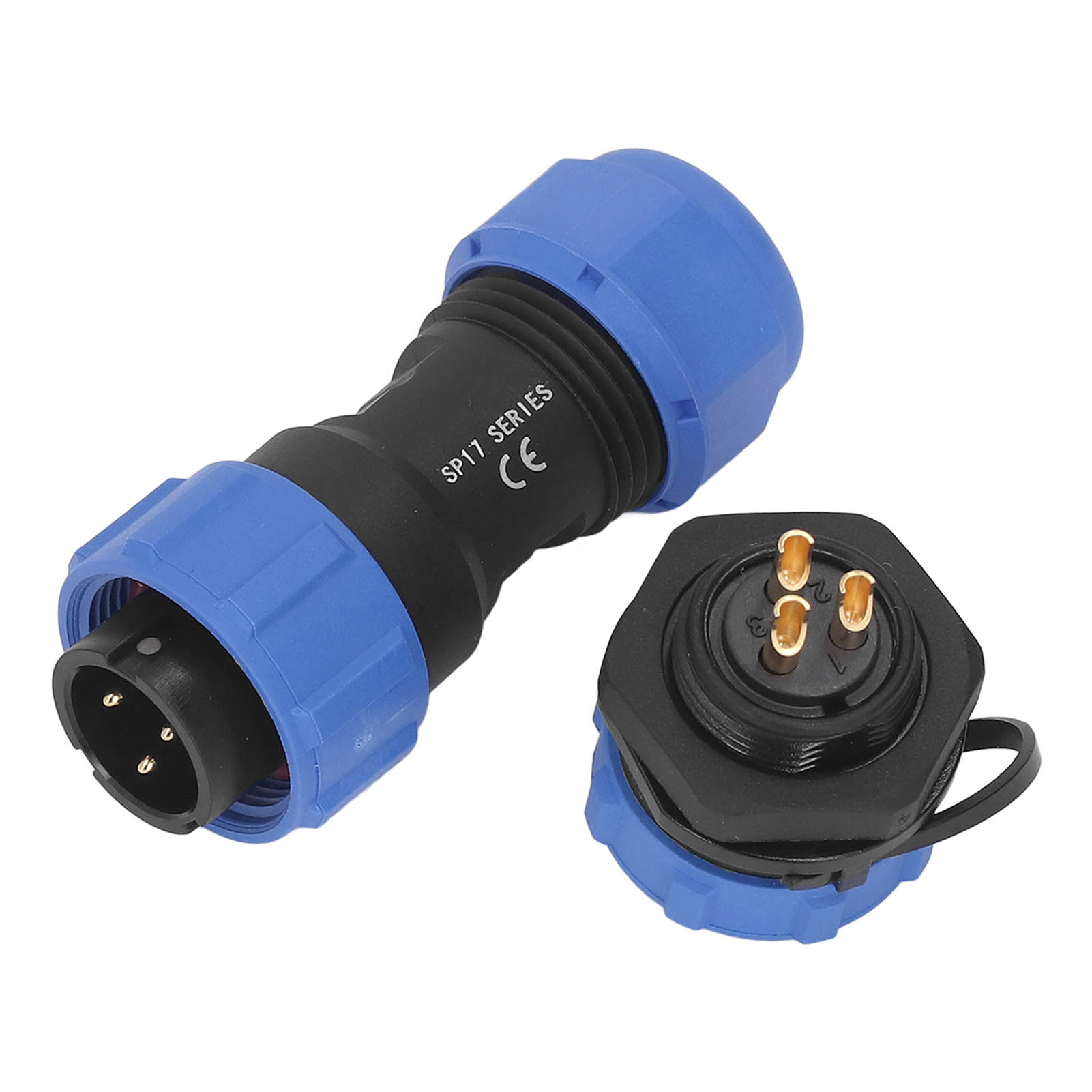 Wasserdichter Luftfahrtstecker (ip68), 3-poliger Anschluss, 3 Löcher, Sp17-netzteil