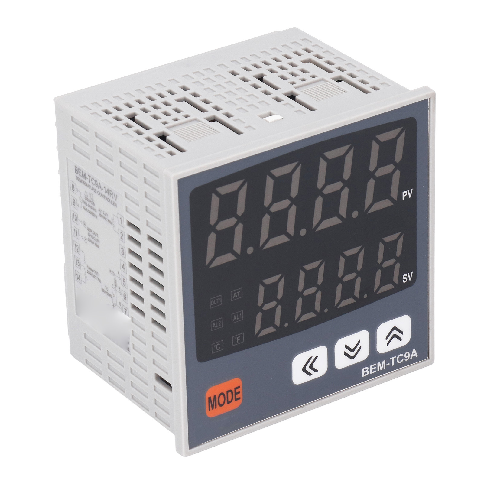 Pid-temperaturregler Mit Zwei Ausgängen, Intelligentes Digitales Thermostat (96 X 96 Mm), 100–240 V Wechselstrom