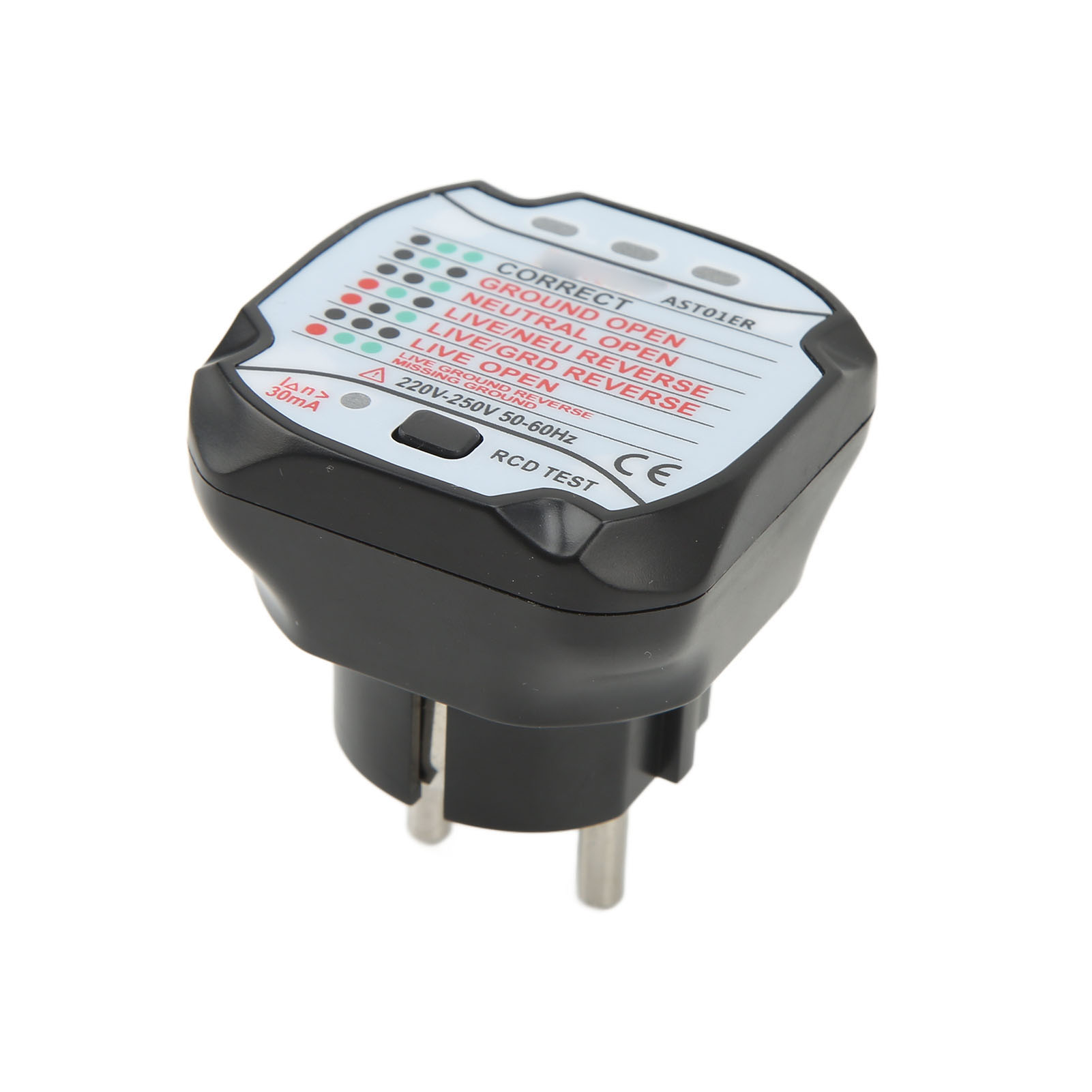 Steckdosentester – Präzise Erkennung – Schnelle Reaktion – Steckdosendetektor – Eu-stecker 220 V – 250 V