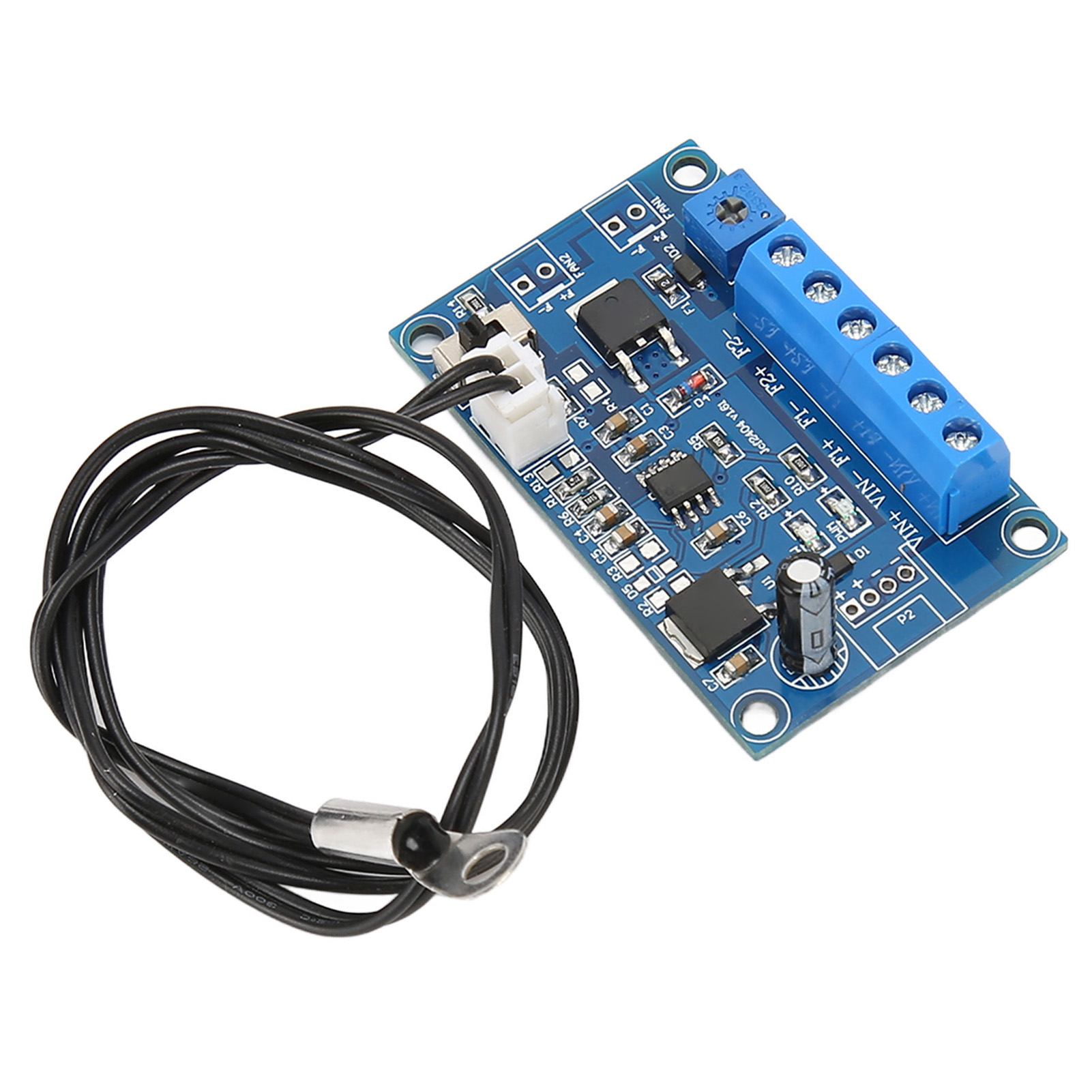 Pwm-lüfterdrehzahlregler, 50 Cm (19,7 Zoll) Kabel, Einstellbarer Oder Fester Modus, Für 12v/24v Pc-lüfter Mit 2, 3 Oder 4 Drähten.