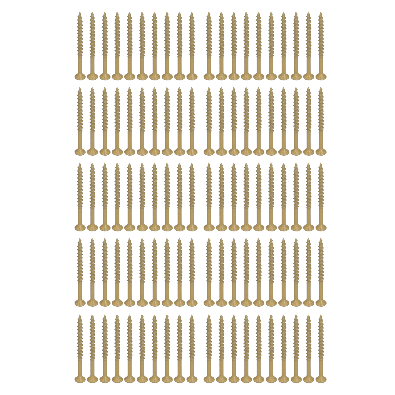 100 T25 Rundsenkschrauben Mit Halbsternverzahnung Für Die Holzbearbeitung, 4,2 X 50 Mm
