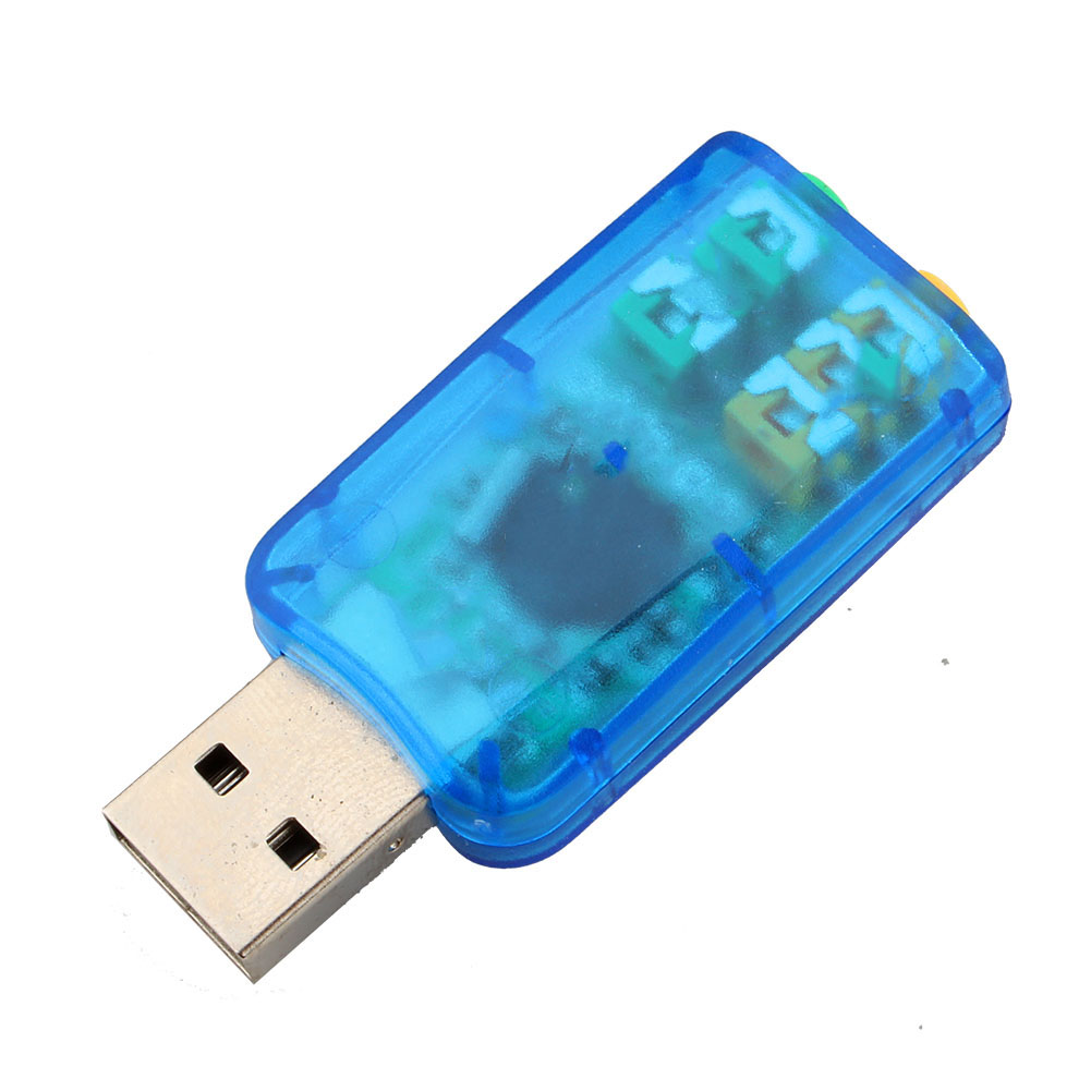 Usb 2.0 Pc-soundkartenadapter Mit Externem Virtuellem Mikrofon Und Lautsprechern, 5.1-kanal-3d-audio