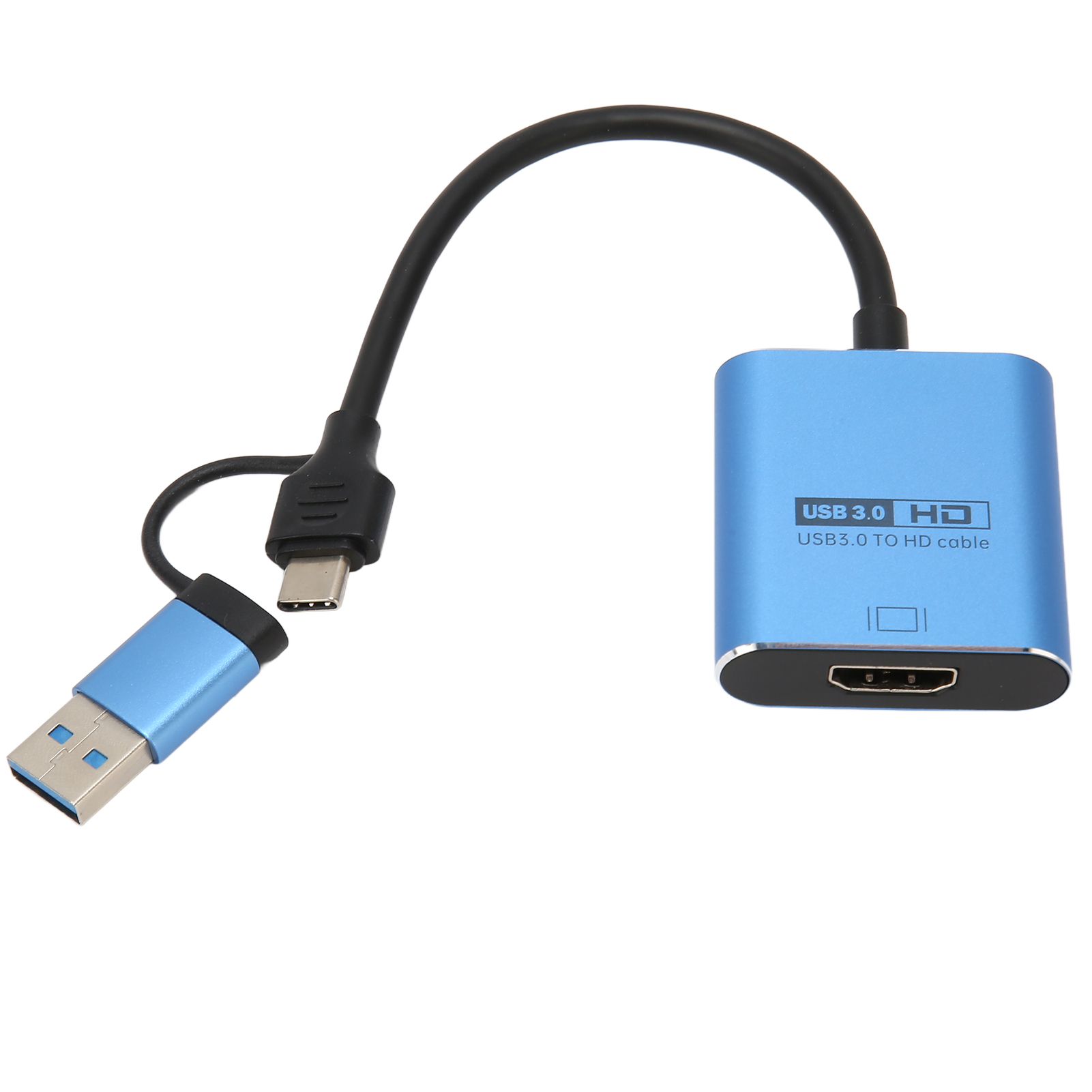 Usb-zu-hd-multimedia-interface-adapter Mit Integriertem Flash-treiber, Usb 3.0 Für Windows 10/11/7/8 Und Os X 10/14