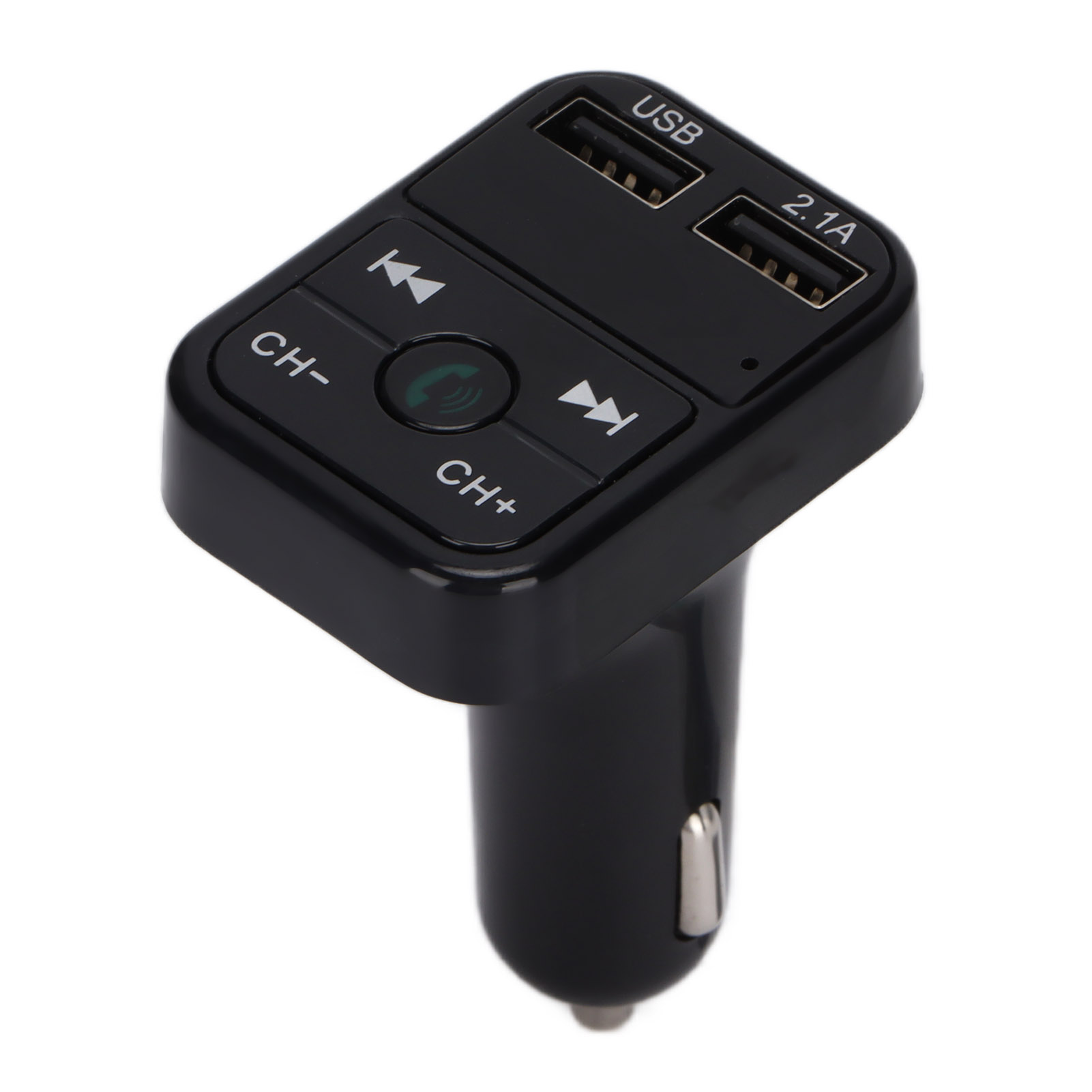 Bluetooth 5.0 Fm-transmitter Fürs Auto, Kabelloser Fm-radioadapter, Mp3-player Mit Dual-usb-schnellladefunktion Für Ios