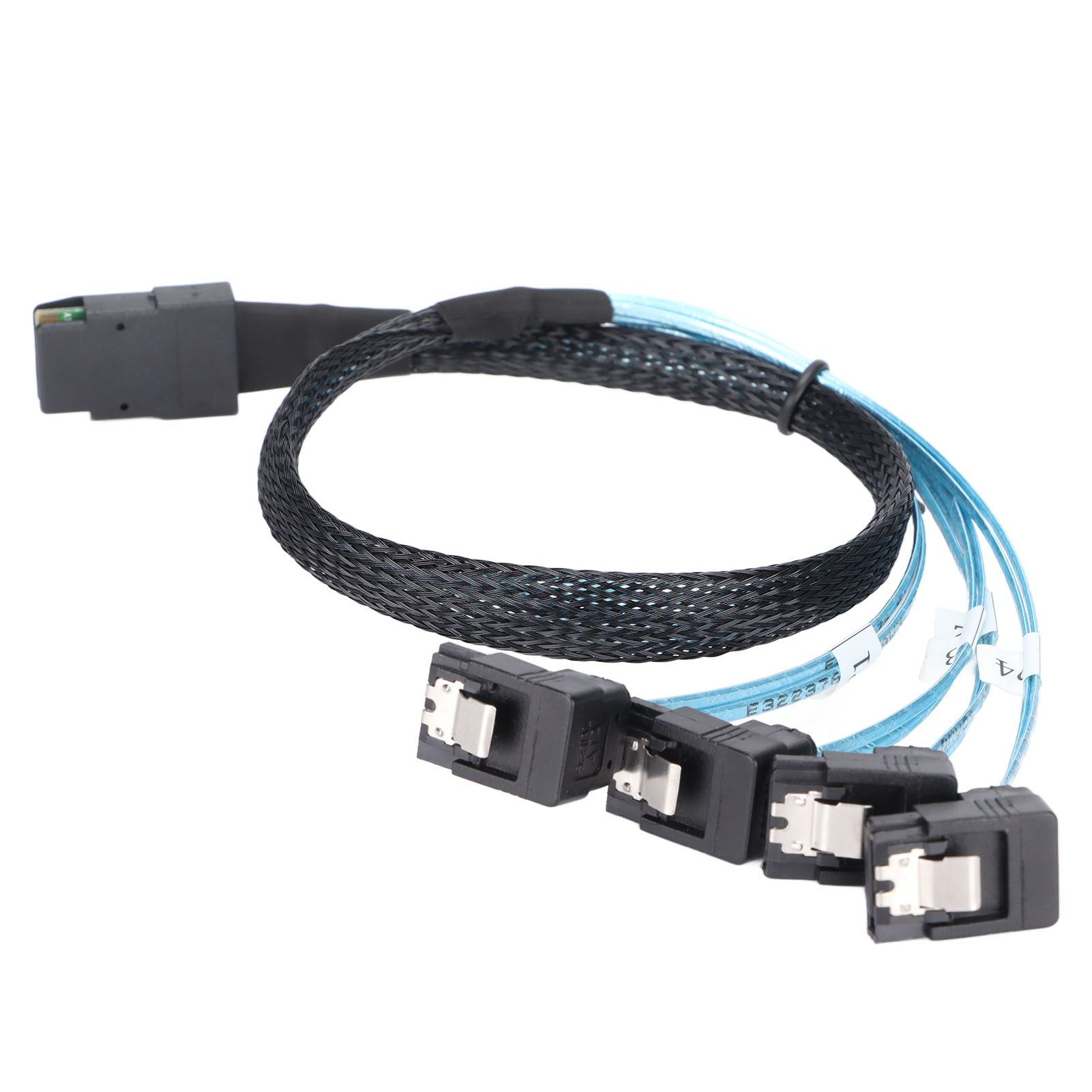 Robustes 36-poliges Mini-sas-kabel Aus Kunststoff, Hohe Übertragungsgeschwindigkeit Von 12 Gbit/s, Stabile Leistung. Mini-sas-auf-4-sata-kabel