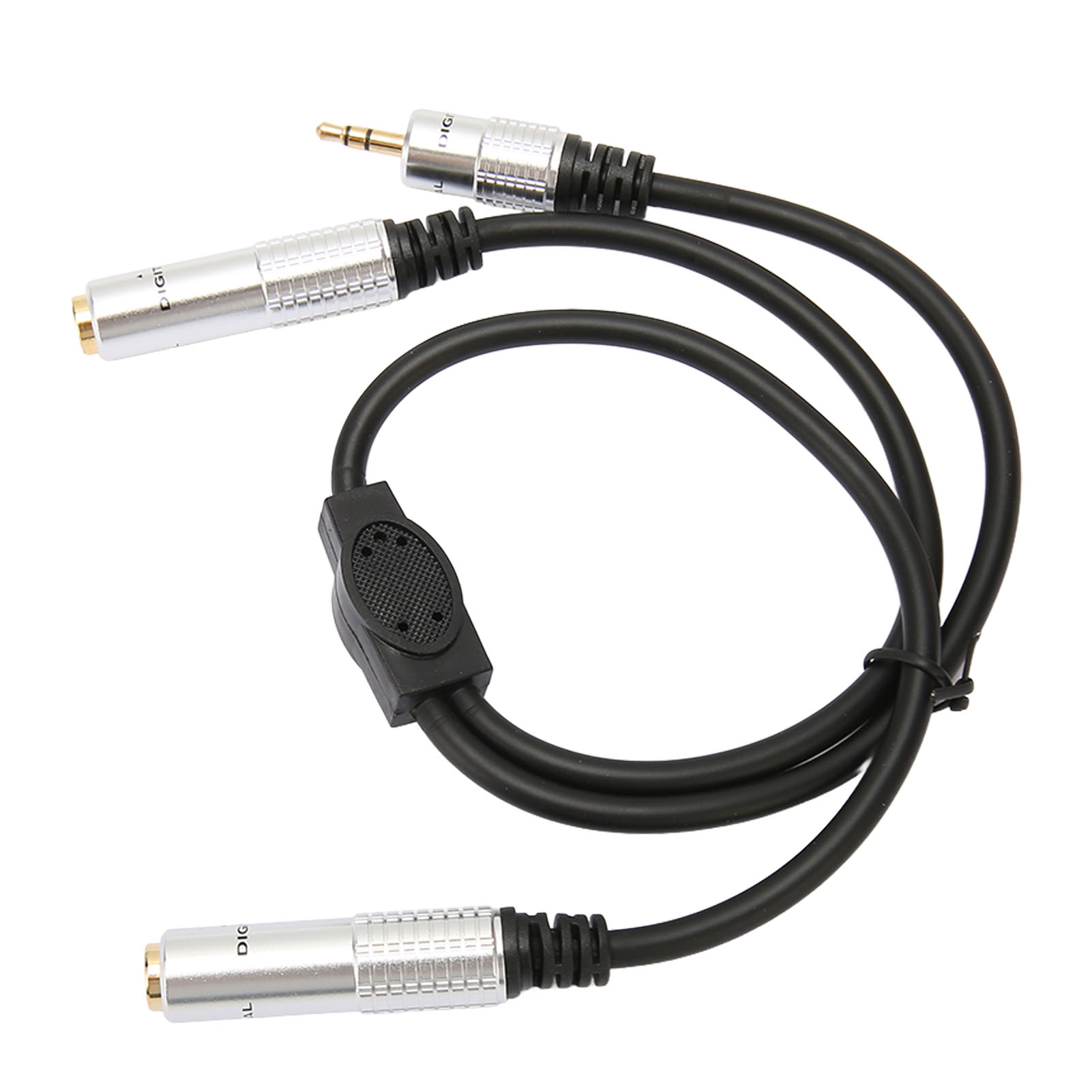 Professioneller Stereo-audioadapter: 6,35-mm-klinkenbuchse Auf 6,35-mm-klinkenbuchse Und 3,5-mm-klinkensteckerkabel Für Verstärker, Mikrofon, Mischpult Und Lautsprecher.