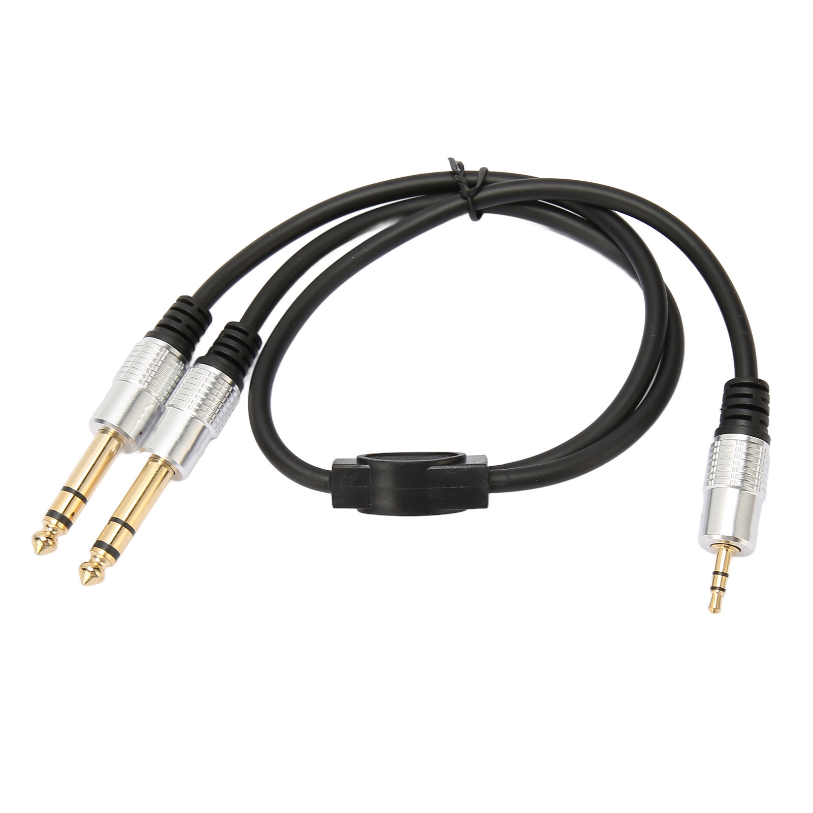 Doppel-y-splitterkabel 3,5 Mm Auf 6,35 Mm – Professionelles Audiokabel Mit 3,5-mm- Auf 6,35-mm-klinkenstecker Für Gitarre, Heimkinoanlage Und Lautsprecher
