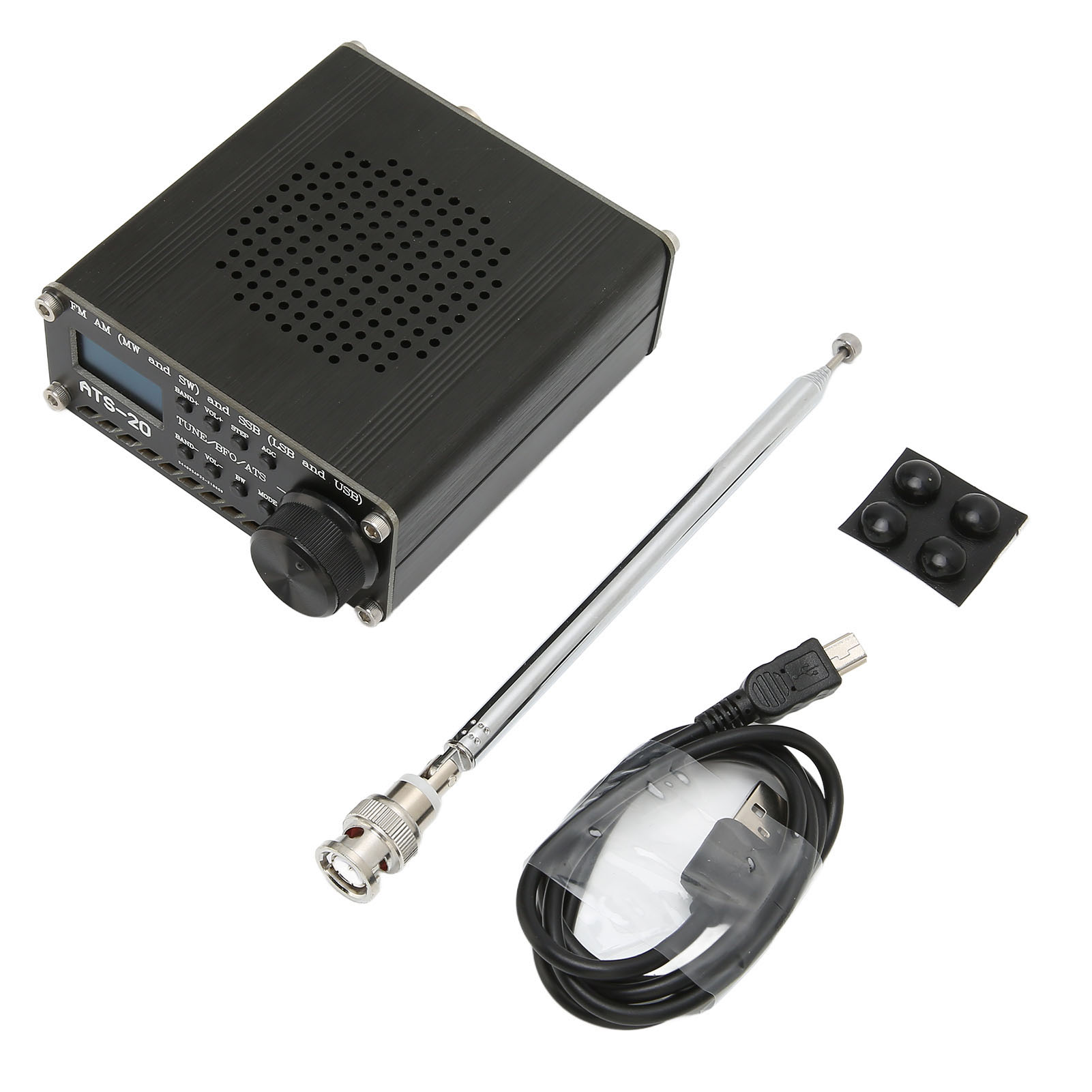 Multifunktionsradio (am/fm/kurzwellen) Aus Aluminiumlegierung, Allbandempfänger Mit Ssb-empfang Für Den Außen- Und Heimgebrauch