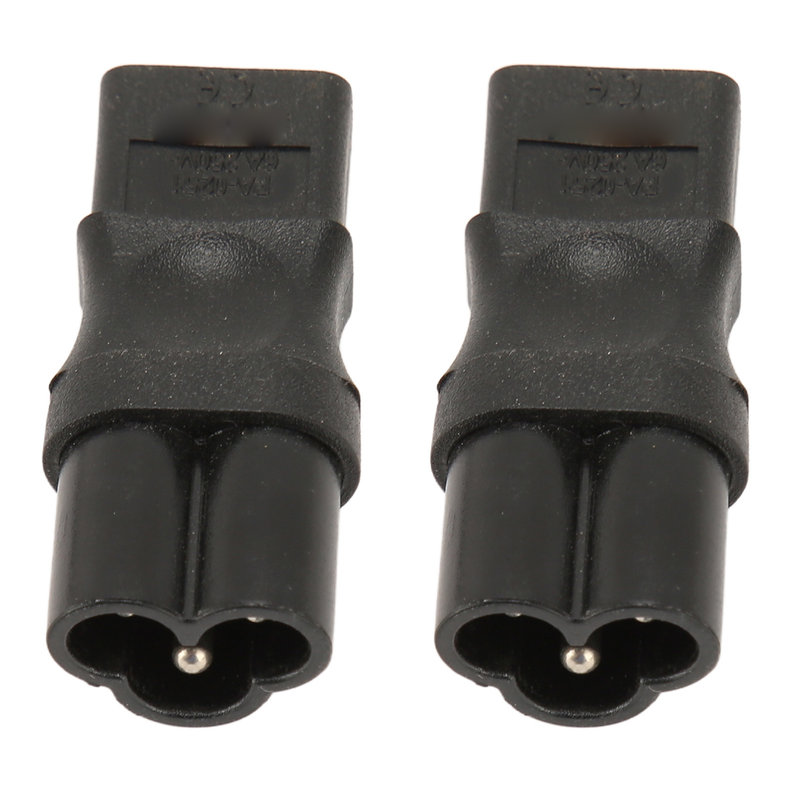 2er-pack Iec320 C6 Auf Iec320 C9 Netzadapter, Professionelle C6-auf-c9-netzsteckeradapter Für Laptops, Pdus, Server, Usv-anlagen Und 250-v-steckdosen