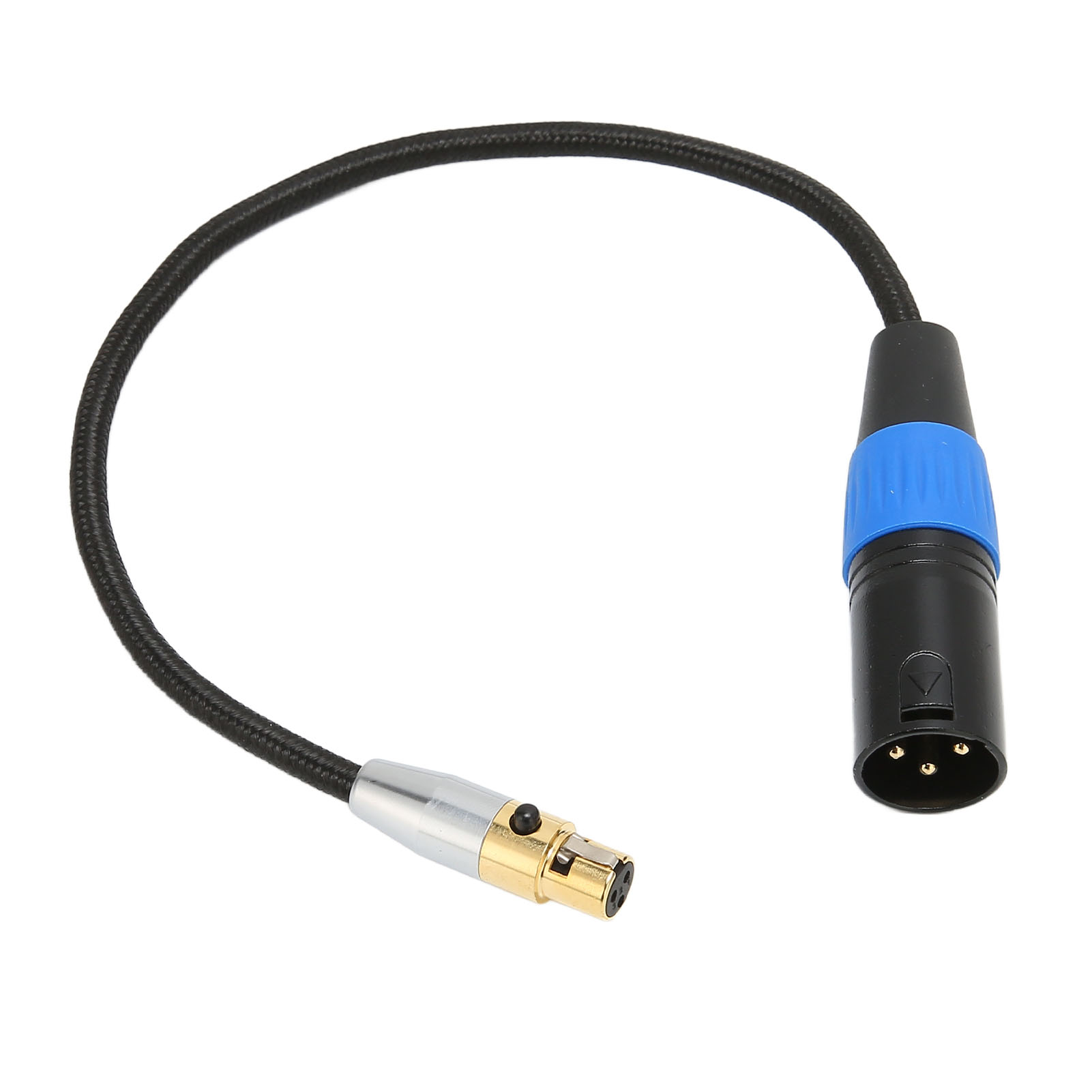 Professionelles 3-poliges Xlr-stecker-auf-mini-xlr-buchse-kabel, Adapter Für Kamera, Mischpult, Mikrofon Und Aufnahmegerät, 0,3 M / 1,0 Fuß