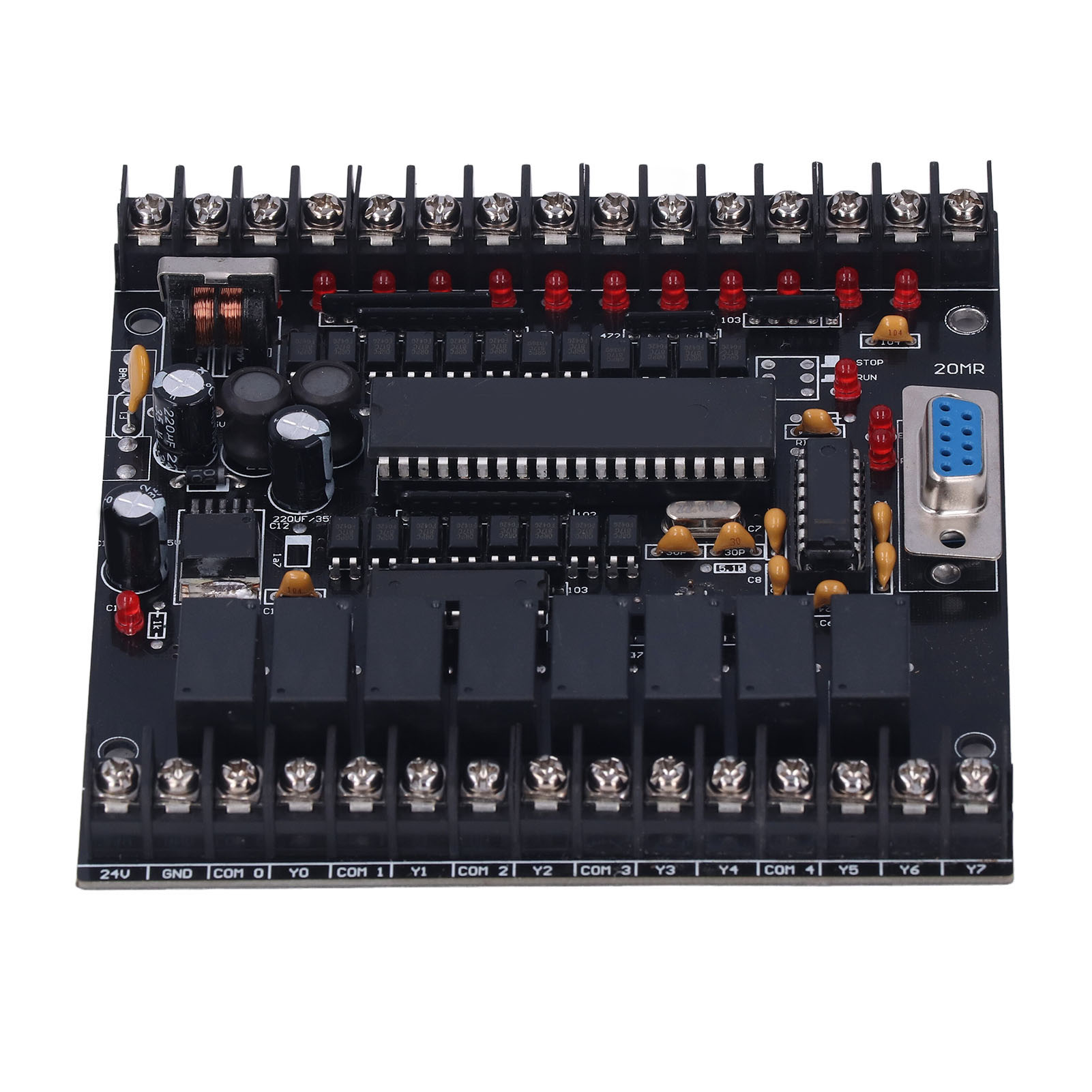 Industrielle Sps-steuerplatine, 20mr-ein-chip-mikroprozessor, 24-v-dc-steuermodul