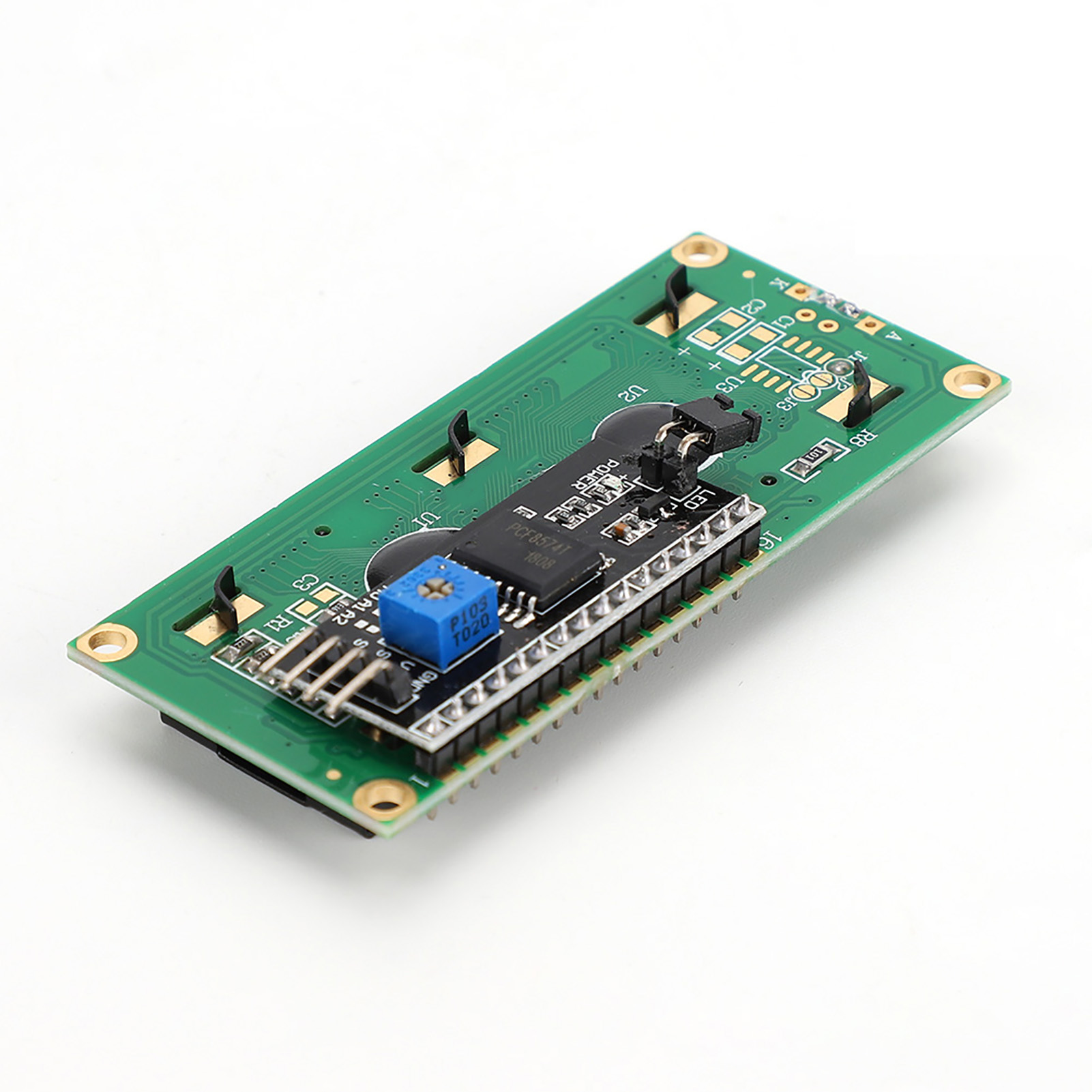 1602 Lcd-modul Mit Lcd-bildschirm, I2c/i2c-adapterplatine, Blaue Schnittstelle