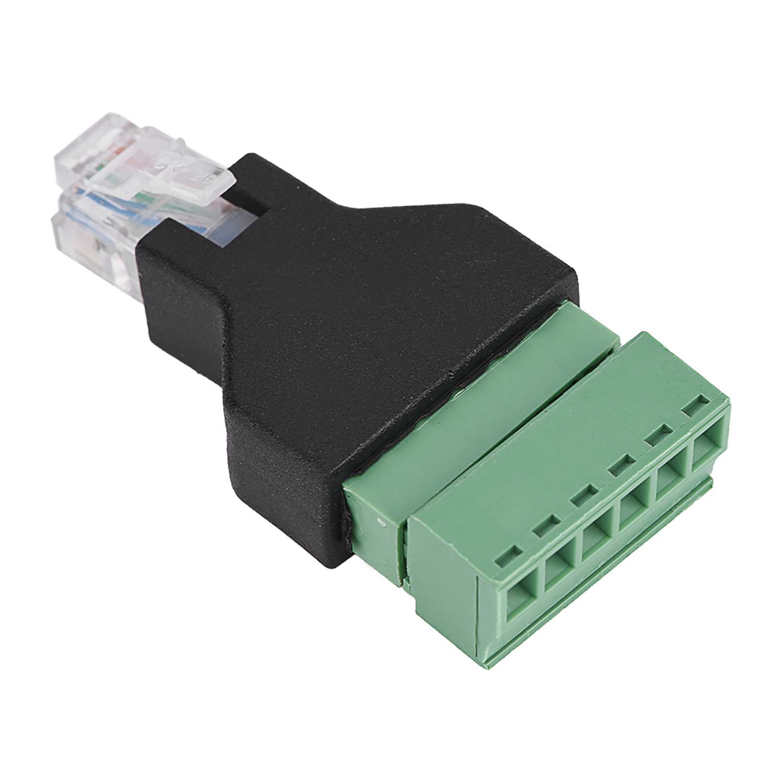 Rj12 6p6c Stecker Auf 6-poligen Schraubanschluss Ethernet-adapter (1 Stück)