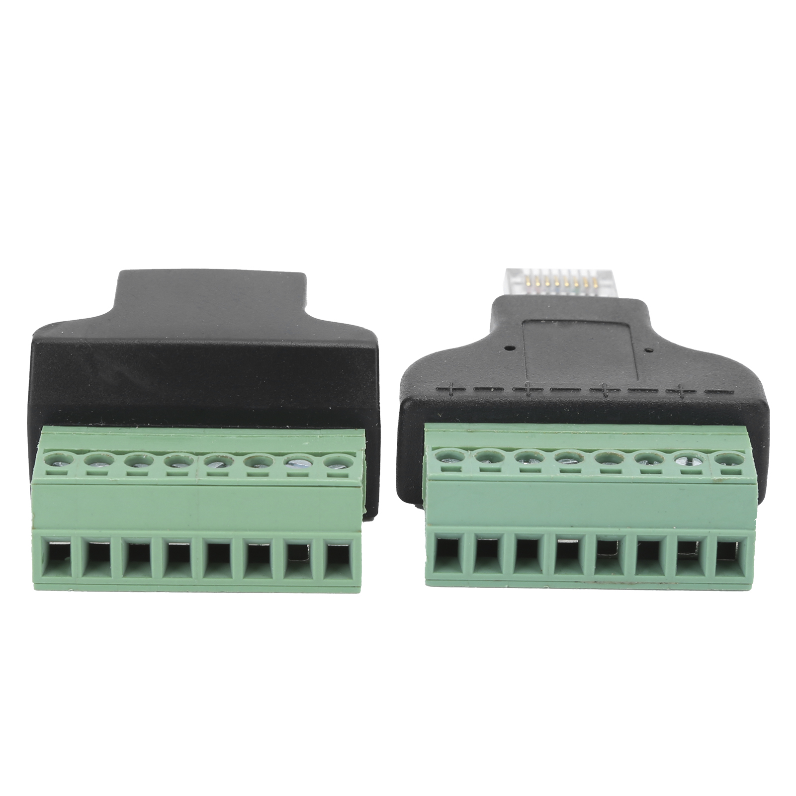 Rj45-buchse/stecker Auf 8-polige Schraubklemmenadapter Für Digitale Videoüberwachung (dvr)