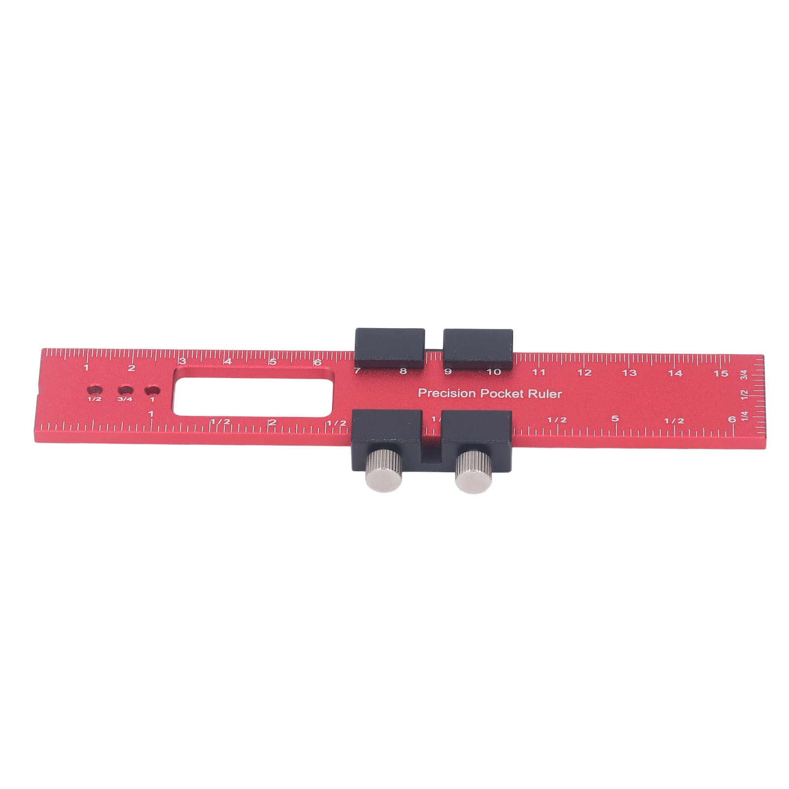 160 Mm Langer Präzisions-markierungslineal Aus Aluminiumlegierung Für Holzbearbeitung Mit Verschiebbarem Anschlag
