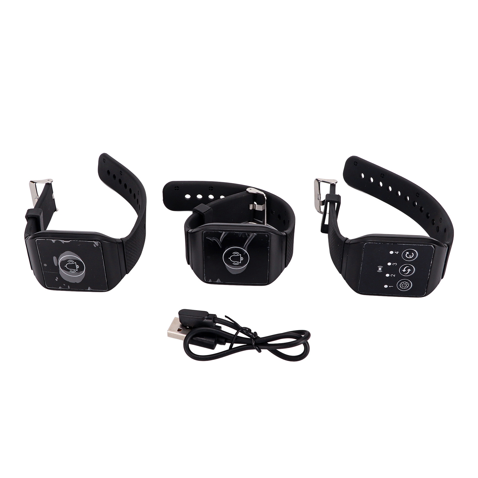 Ipx7 Wasserdichter, Multifunktionaler, Drahtloser Handgelenk-pager 433,92 Mhz Für Restaurant-rufsysteme (2 In 1)