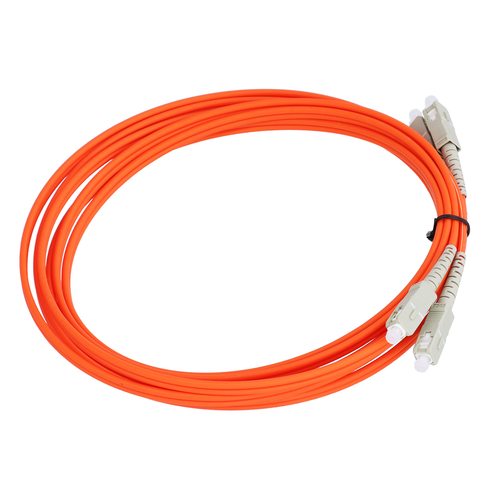 50/125 Μm 3 Meter Multimode-doppelkern-glasfaserkabel, Sc/upc Mm-dx-patchkabel, Computerzubehör