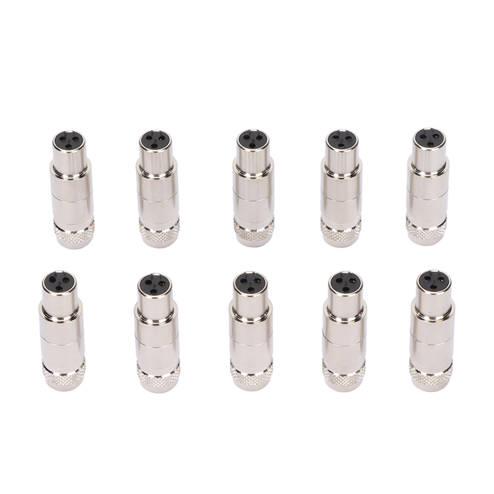 3-poliger Xlr-buchse-auf-3-poliger Xlr-stecker-adapter, Mini-metall-xlr-stecker Für Mikrofon-, Monitor- Oder Lautsprecherkabel