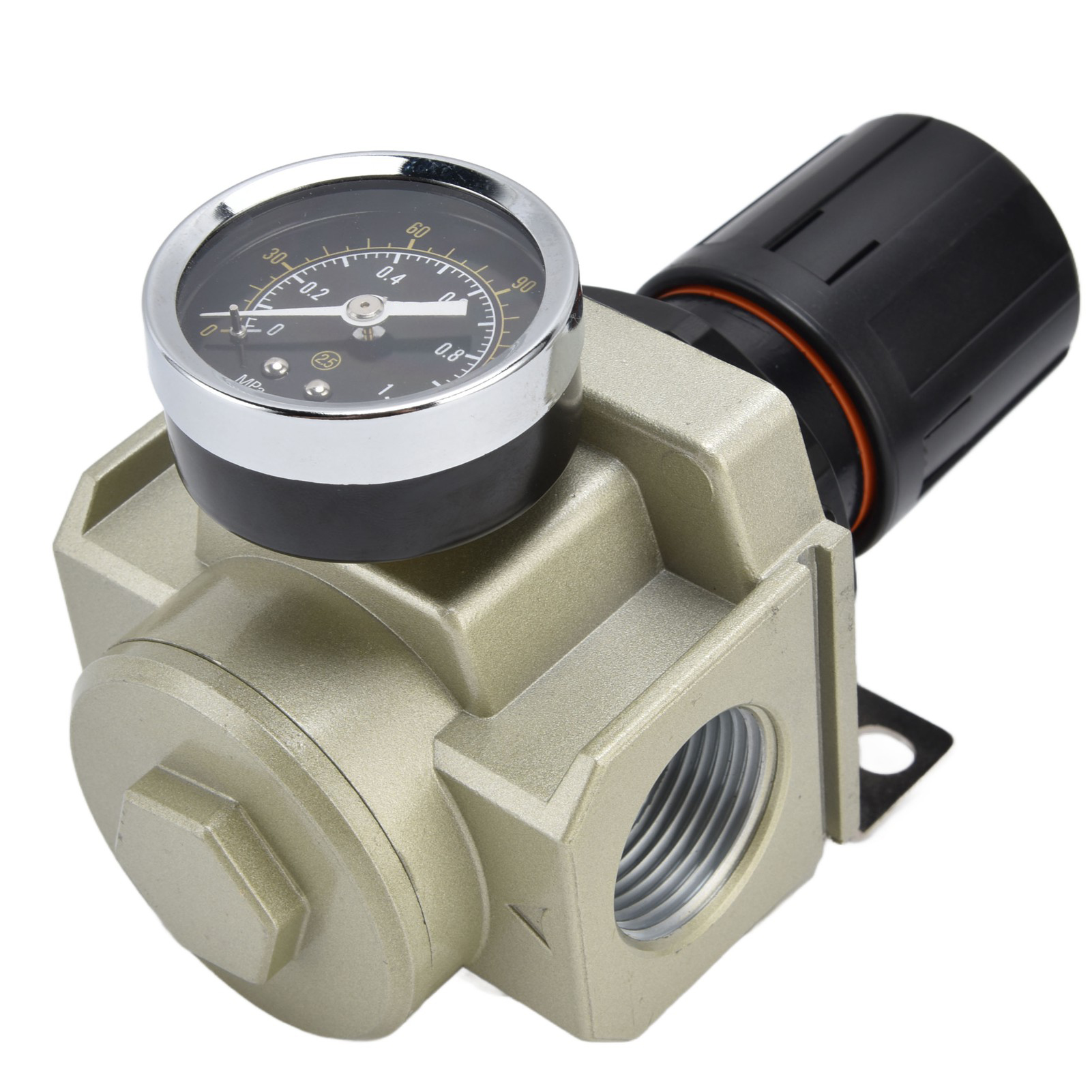 Druckregler-überdruckventil 0,05–0,8 Mpa, Regler Aus Aluminiumlegierung Mit 3/8"-manometer