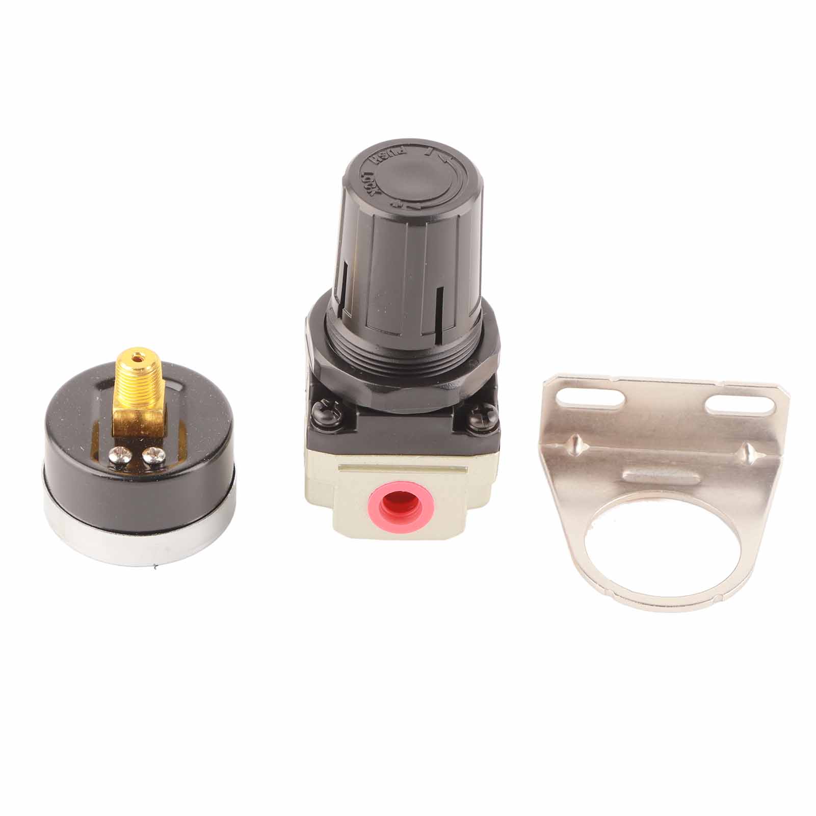 Luftdruckregler-überdruckventil 0,05–0,8 Mpa, Regler Aus Aluminiumlegierung Mit 1/4"-manometer
