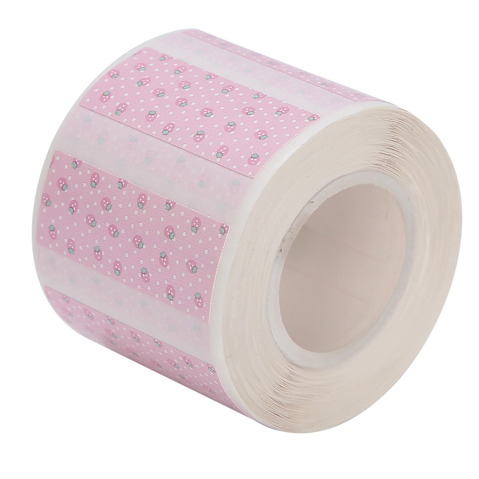 Thermodrucketiketten 30 X 12 Mm, Wasser- Und Ölbeständig, Erdbeermotiv, Für Eq11 Desktop-drucker