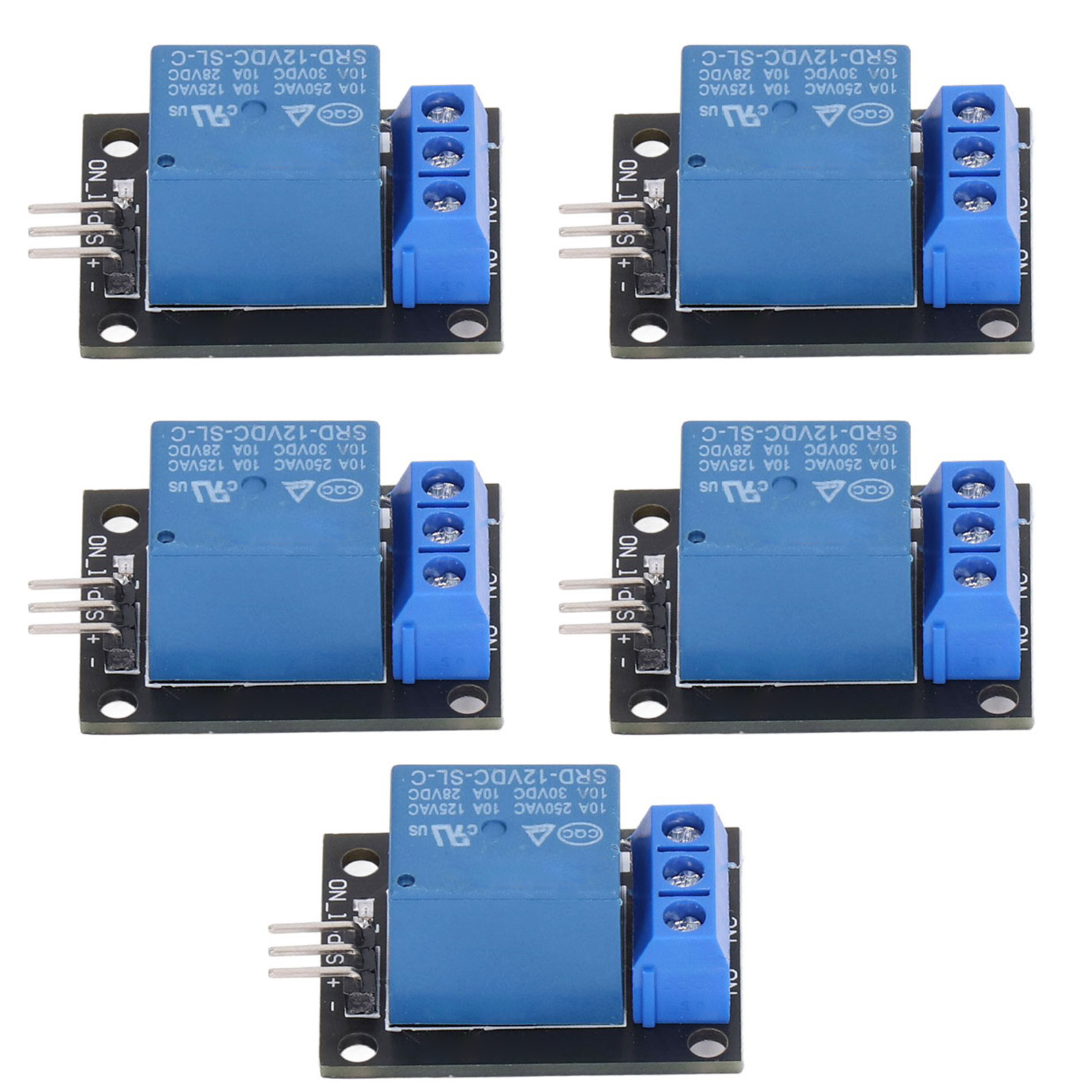 Zubehörset Für Die Entwicklung: 5-teiliges Relaismodul, 1-kanal-steuerplatine, 12-v-controller