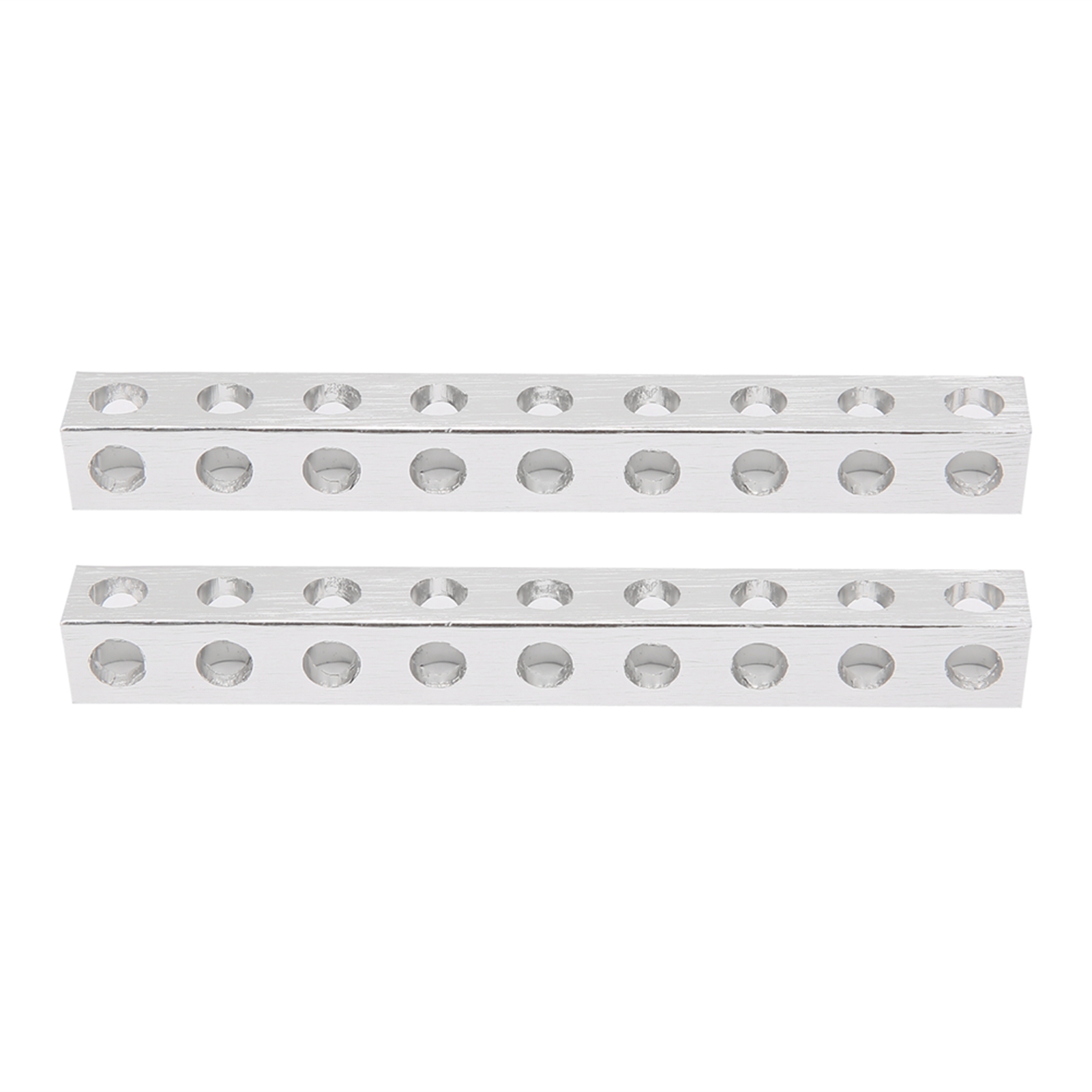 2 Stück 3106-0009-0072 Quadratisches Trägerzubehör Für Roboterstrukturen, 9 Löcher, 8 X 8 X 72 Mm