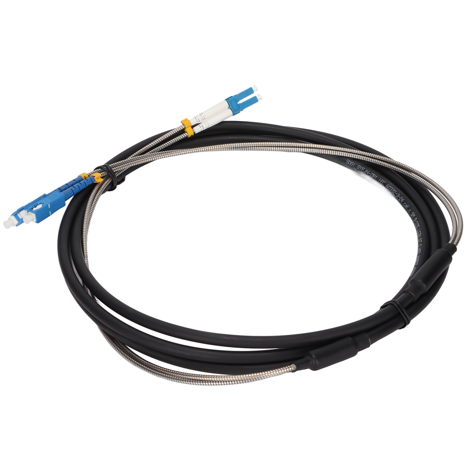 3 Meter Langes, Geschirmtes Singlemode-glasfaserkabel (sc Zu Lc) Für Ethernet-rechenzentren